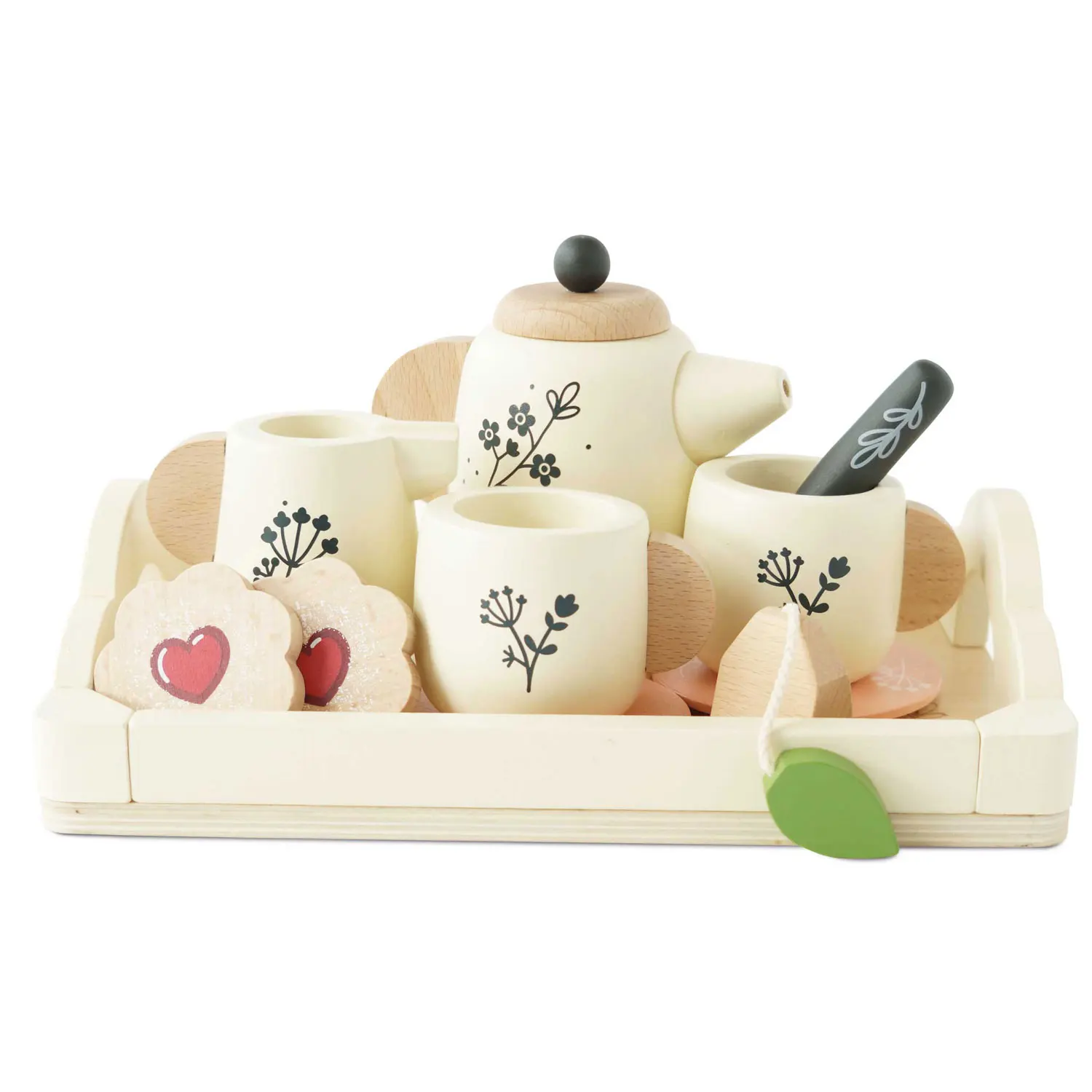 Teeservice / Wooden Tea Set & Tray (New Look) Teeservice / Wooden Tea Set & Tray (New Look)
