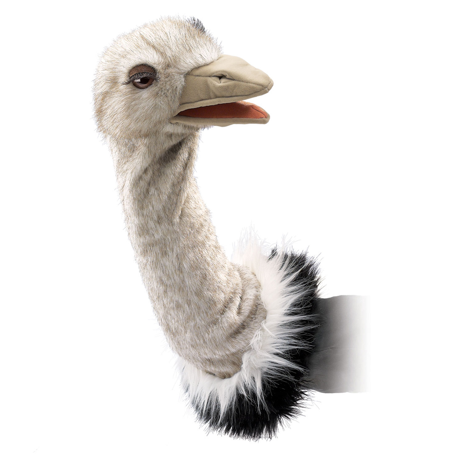 Vogel Strauß für die Puppenbühne / Ostrich Stage Puppet