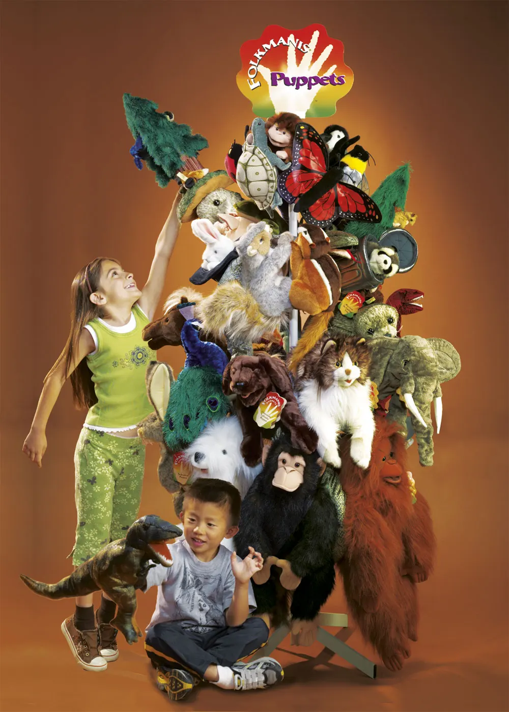 Puppet Display Floor - Metal-Folkmanis® Puppets