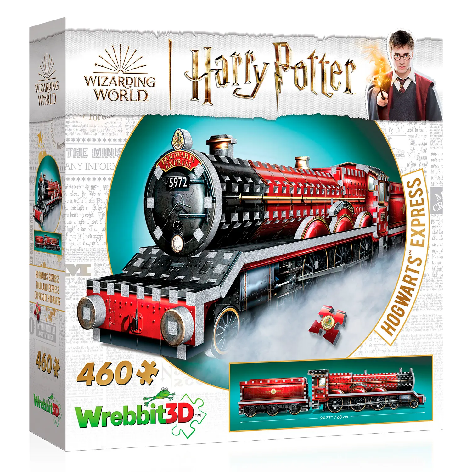 Hogwarts Express Harry Potter / Hogwarts Express Train 460 pcs. - 3D-Puzzle Hogwarts Express Harry Potter / Hogwarts Express Train 460 pcs. - 3D-Puzzle-Wrebbit-3D Puzzles