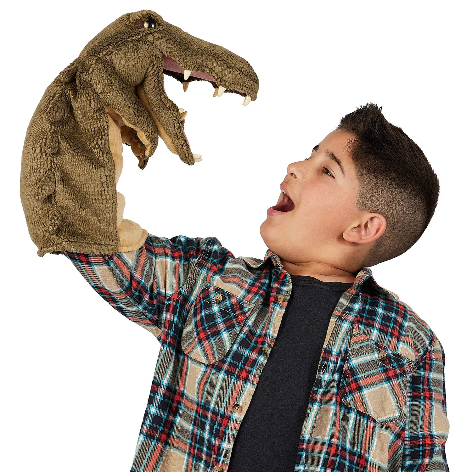 Crocodile Stage Puppet-Folkmanis® Handpuppen