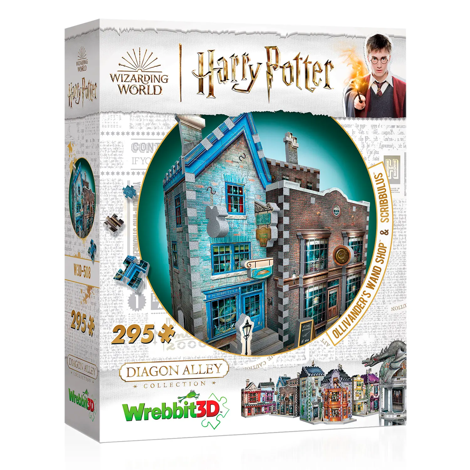 Ollivander’s Zauberstabladen Harry Potter/Ollivander’s Wand Shop 295 pcs.-Wrebbit-3D Puzzles