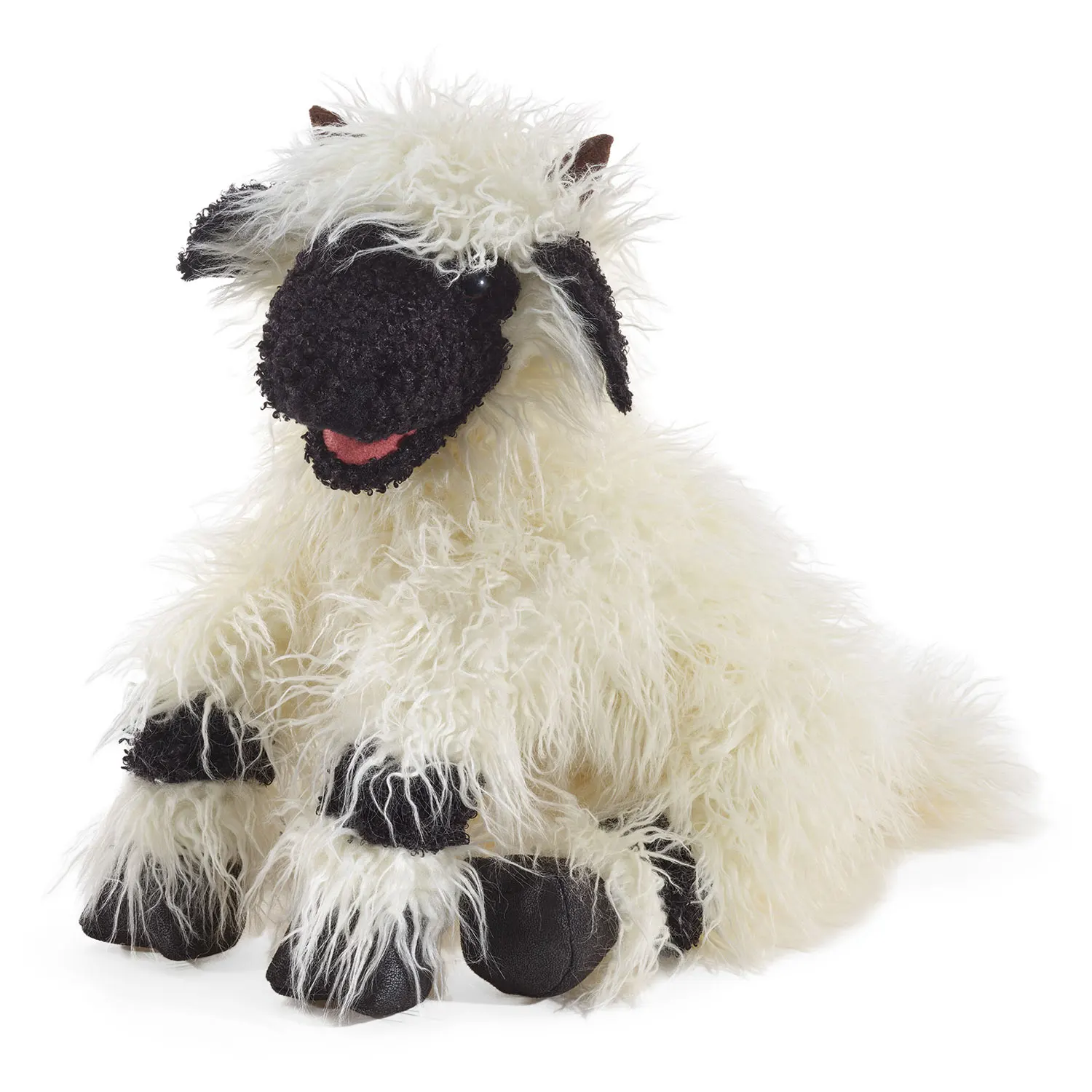 Walliser Schwarznasen Schaf / Valais Blacknose Sheep-Folkmanis® Handpuppen
