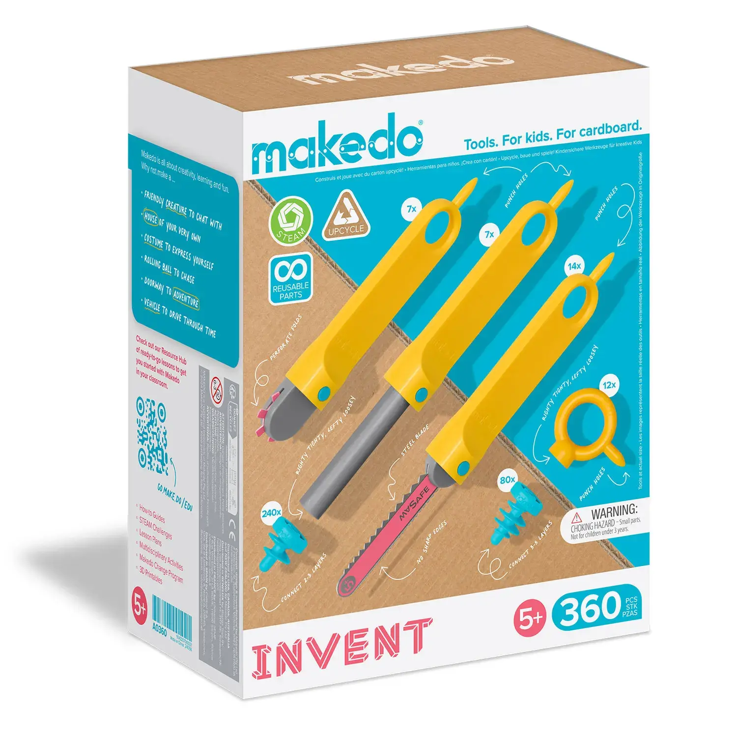 Makedo - Invent Kit - Kartonbau Werkzeugset