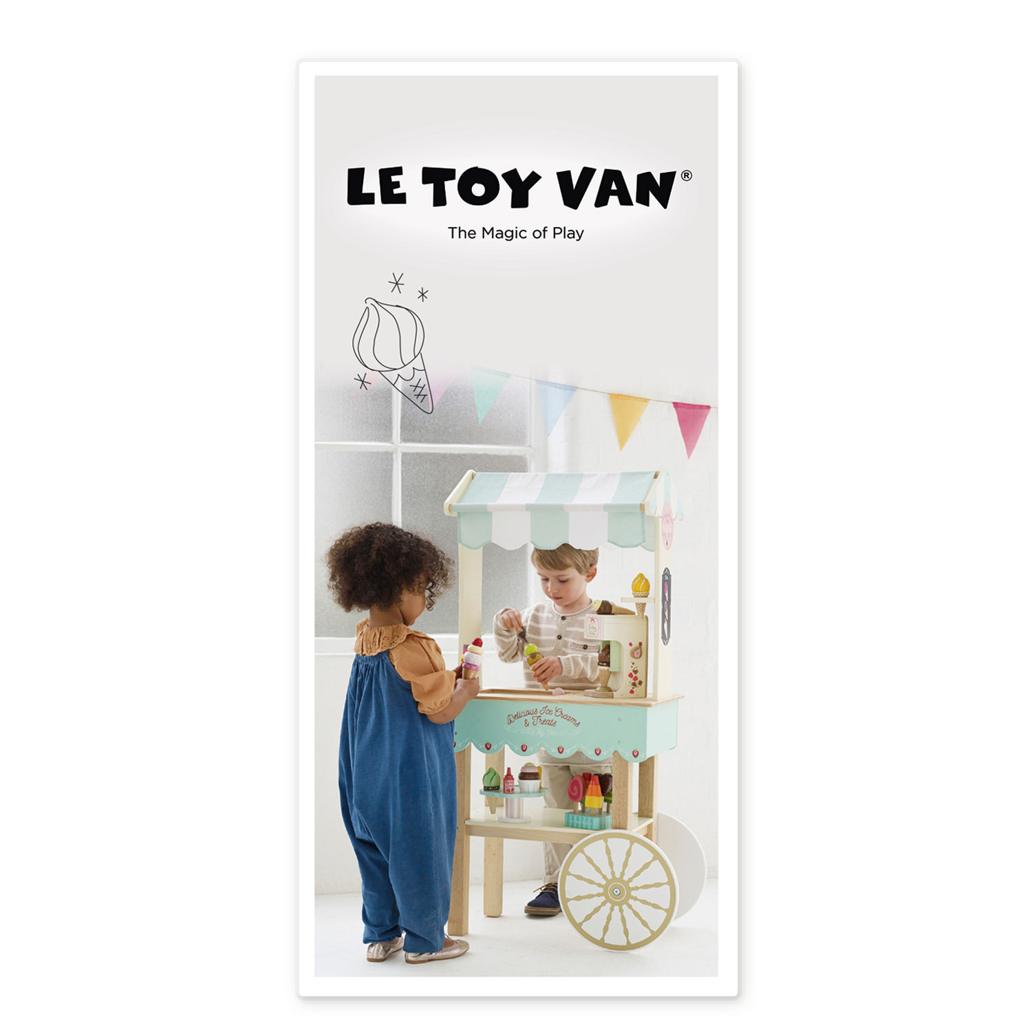 LE TOY VAN Kundenflyer (mit Stempelfeld) / Customer Flyer-