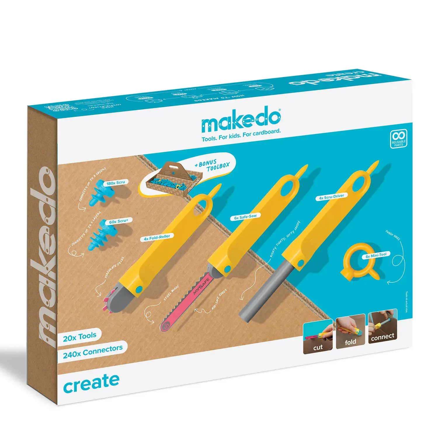 Makedo - Create Kit - Kartonbau Werkzeugset