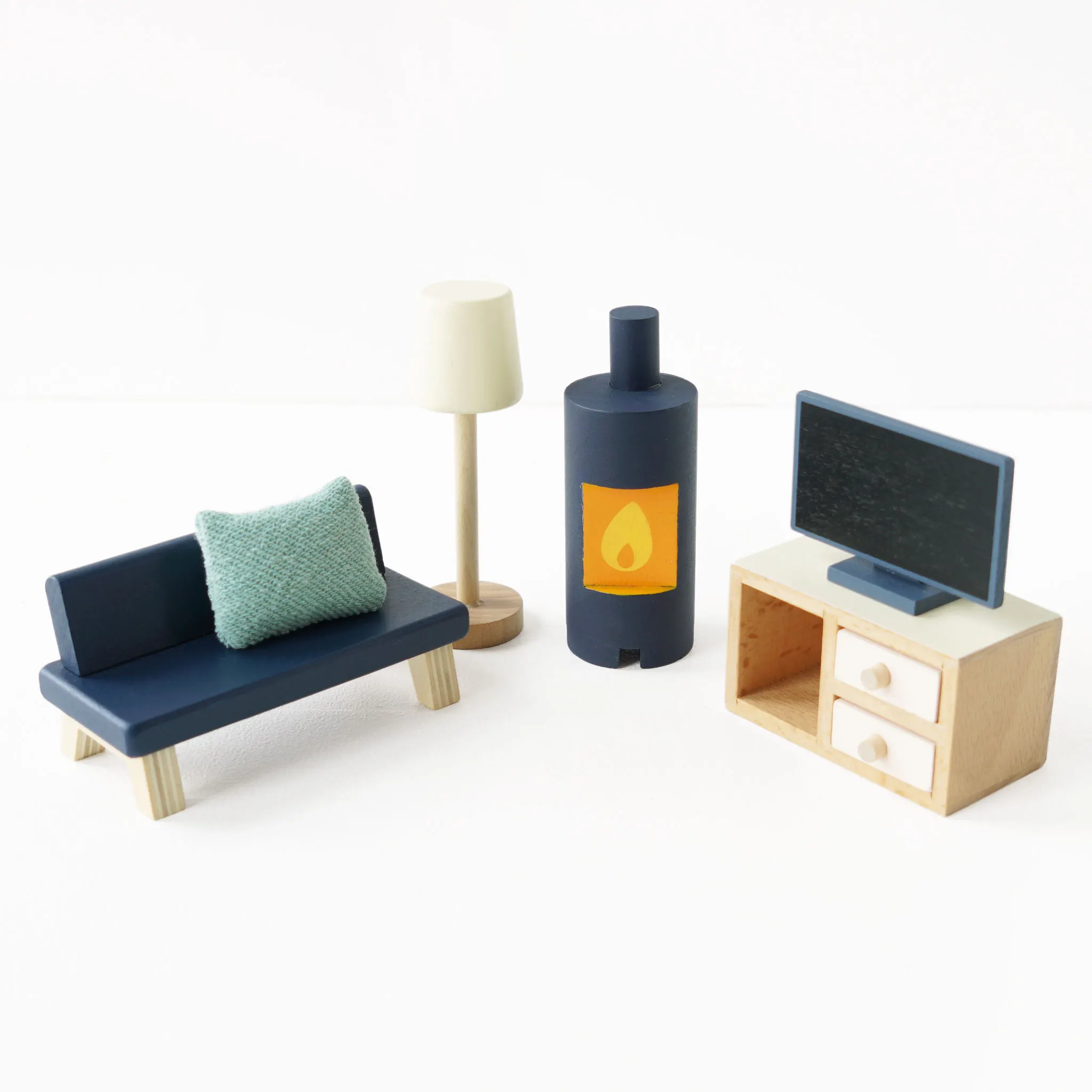 Starter Set Puppenhausmöbel/Complete DollsHouse Furniture Set (New Look)-Le Toy Van (LTV)