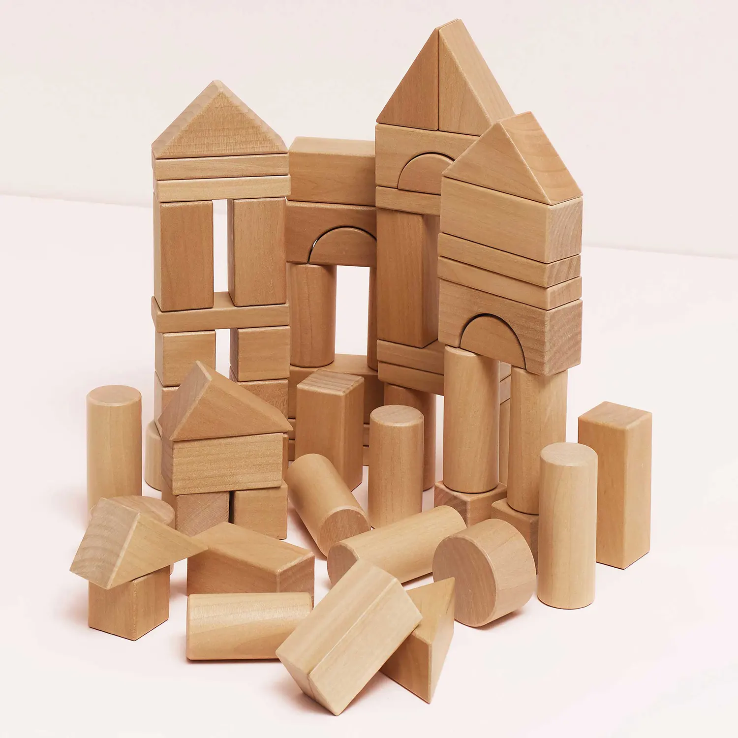 Holzbauklötze / Natural Wooden Building Blocks-Le Toy Van (LTV)