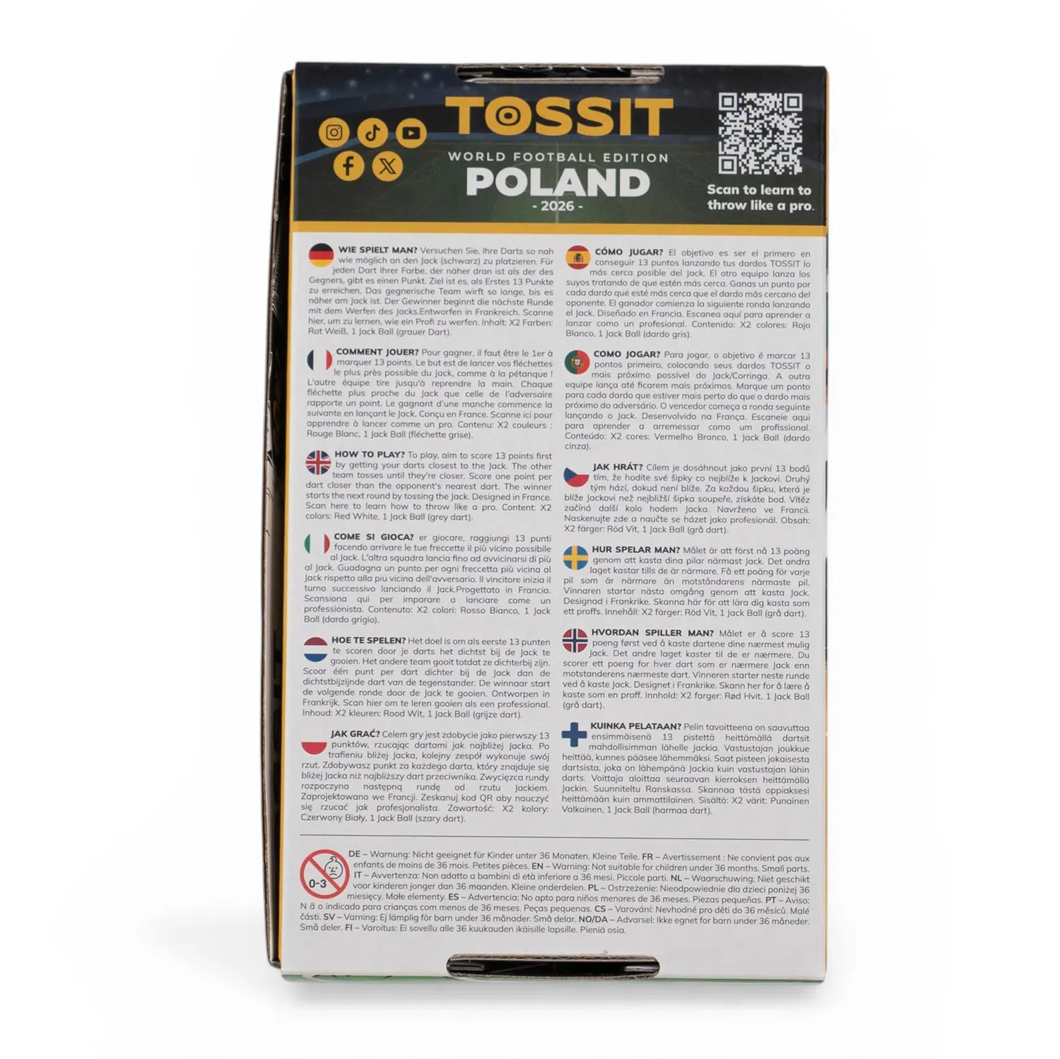 TOSSIT Starter Pack - World Football Edition POLAND
