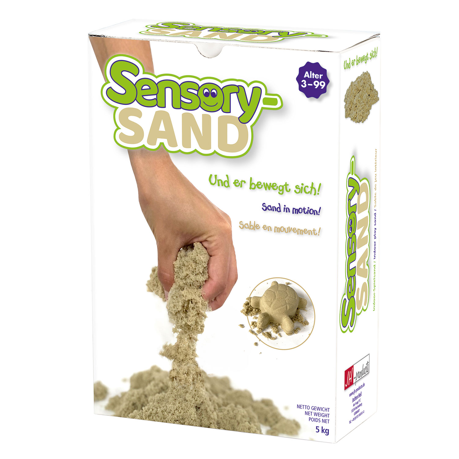 Sensory-Sand 2,5 kg - kinetische Fließeigenschaften-JH-products