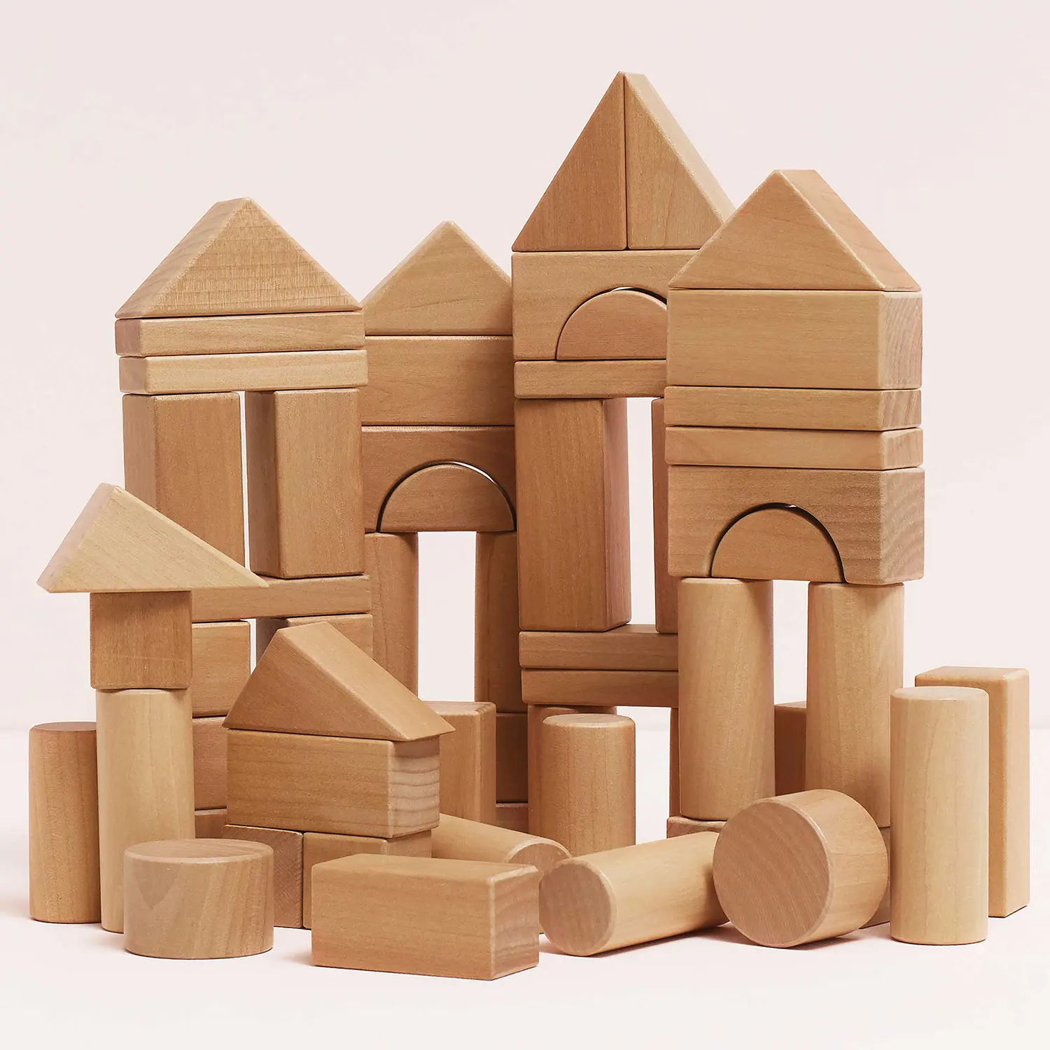 Holzbauklötze / Natural Wooden Building Blocks-Le Toy Van (LTV)