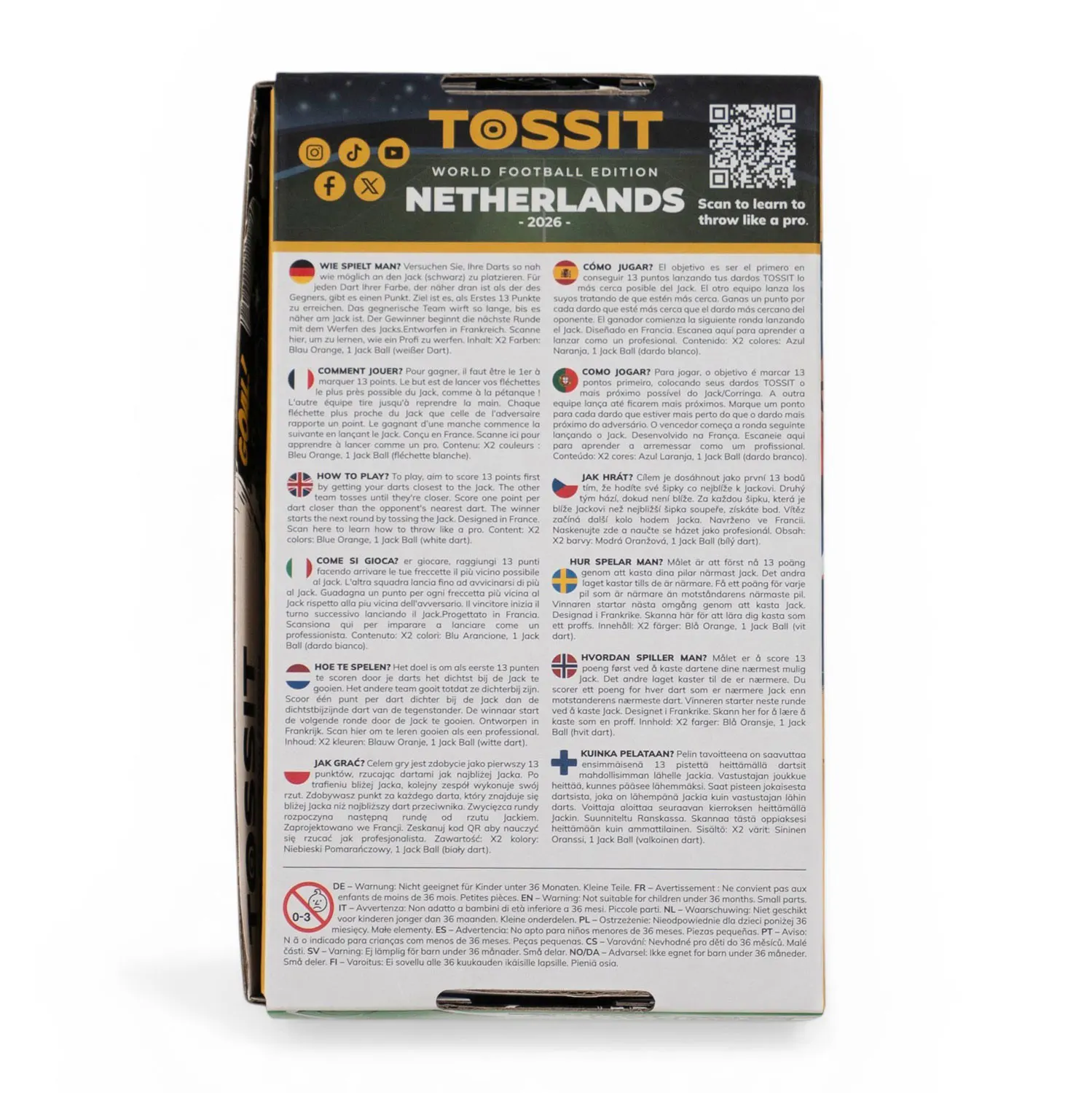 TOSSIT Starter Pack - World Football Edition NETHERLANDS