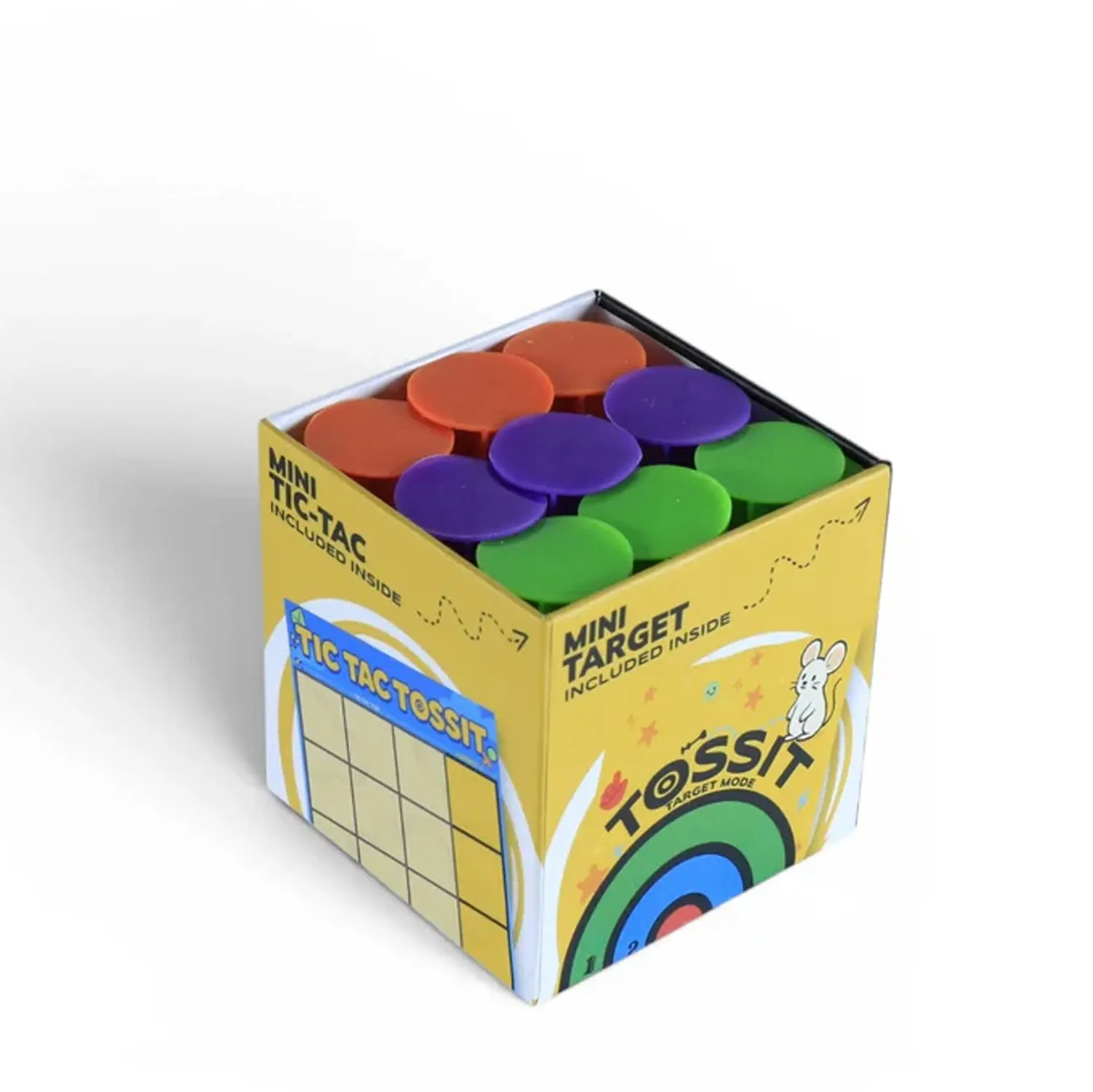 TOSSIT Mini Darts - Orange Purple Green