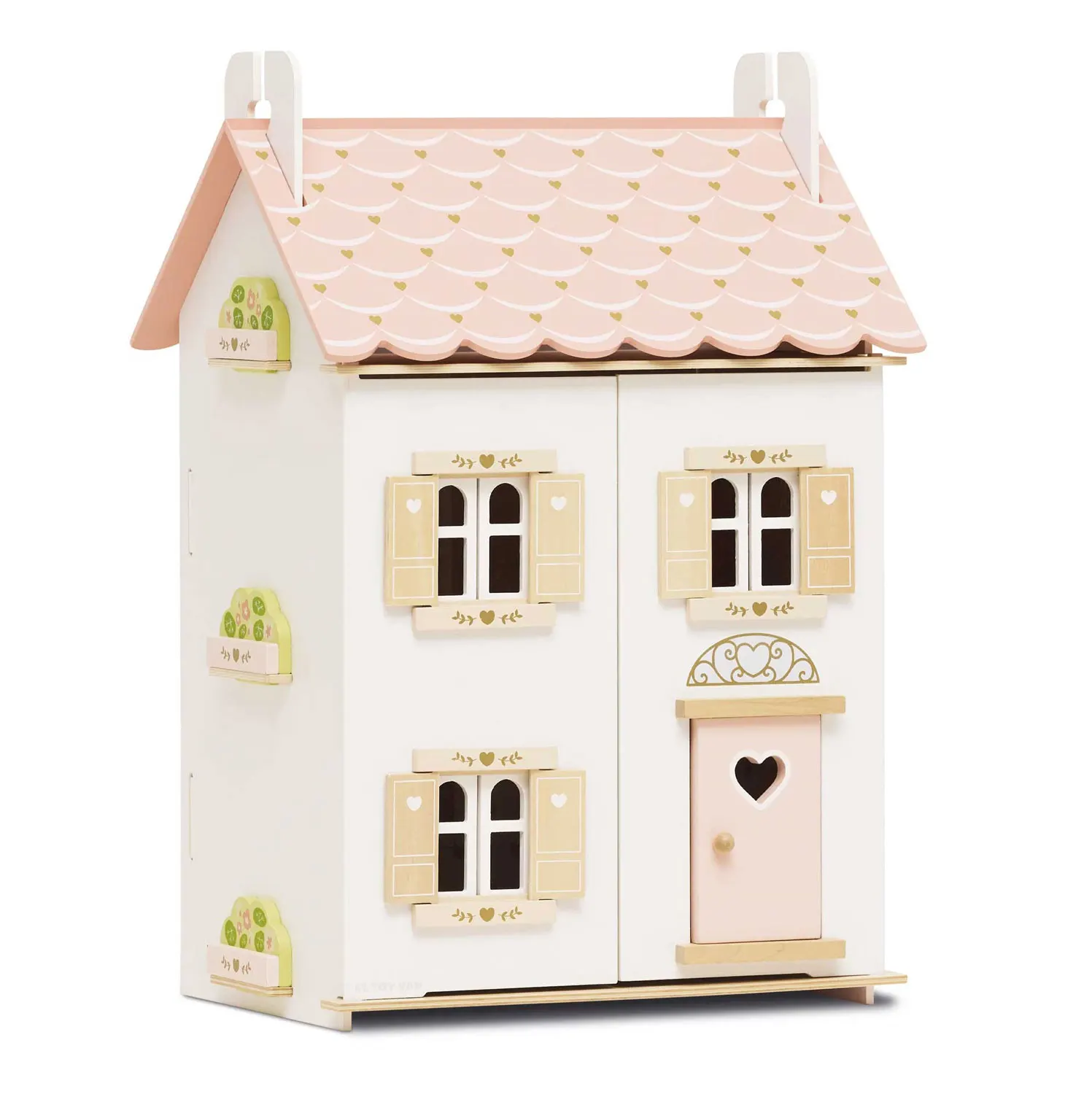 Roseheart Wooden Dolls House,Furniture & Family-Le Toy Van (LTV)