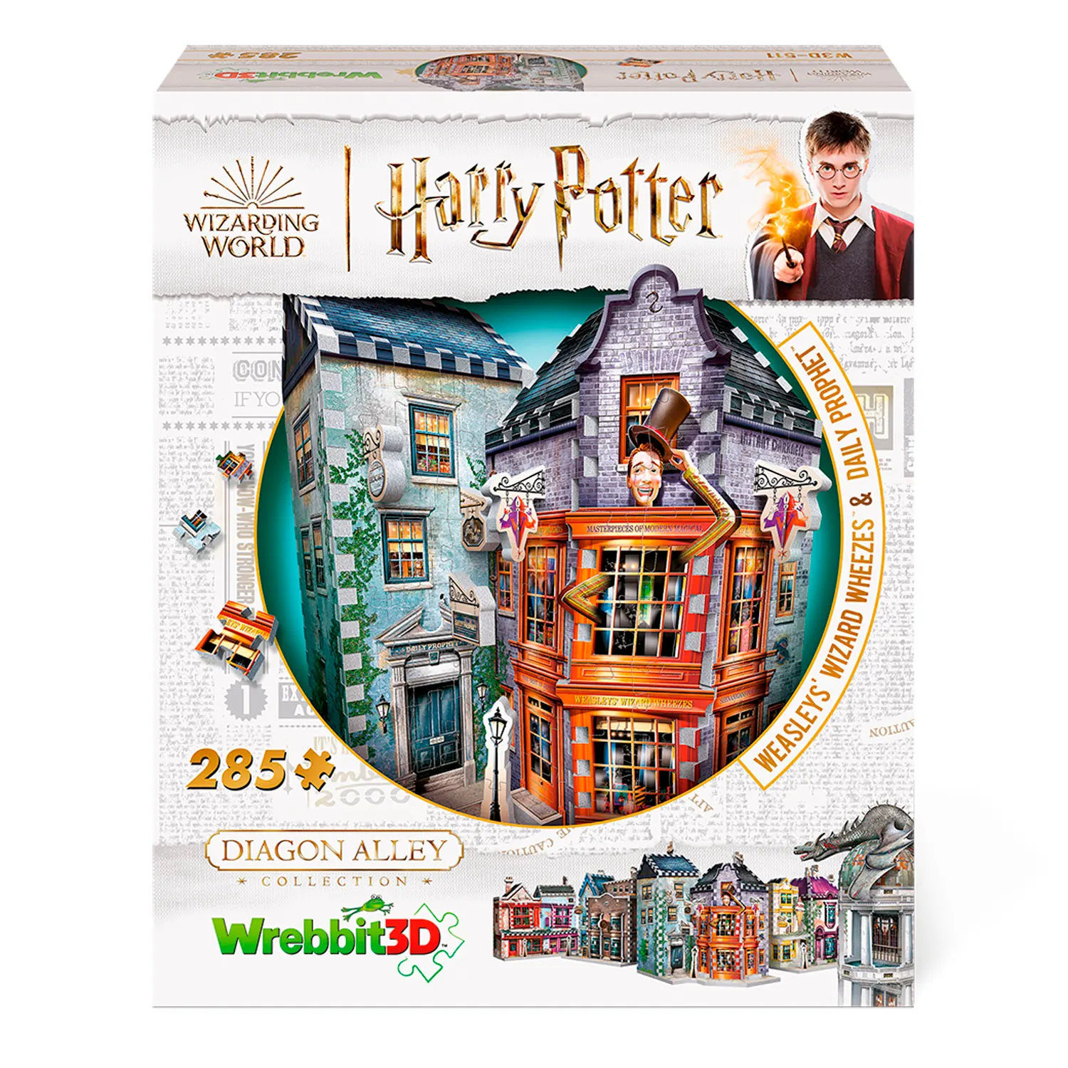 Weasleys Zauberscherze / Weasleys’ Wizard Wheezes and Daily Prophet 285 pc.-Wrebbit-3D Puzzles