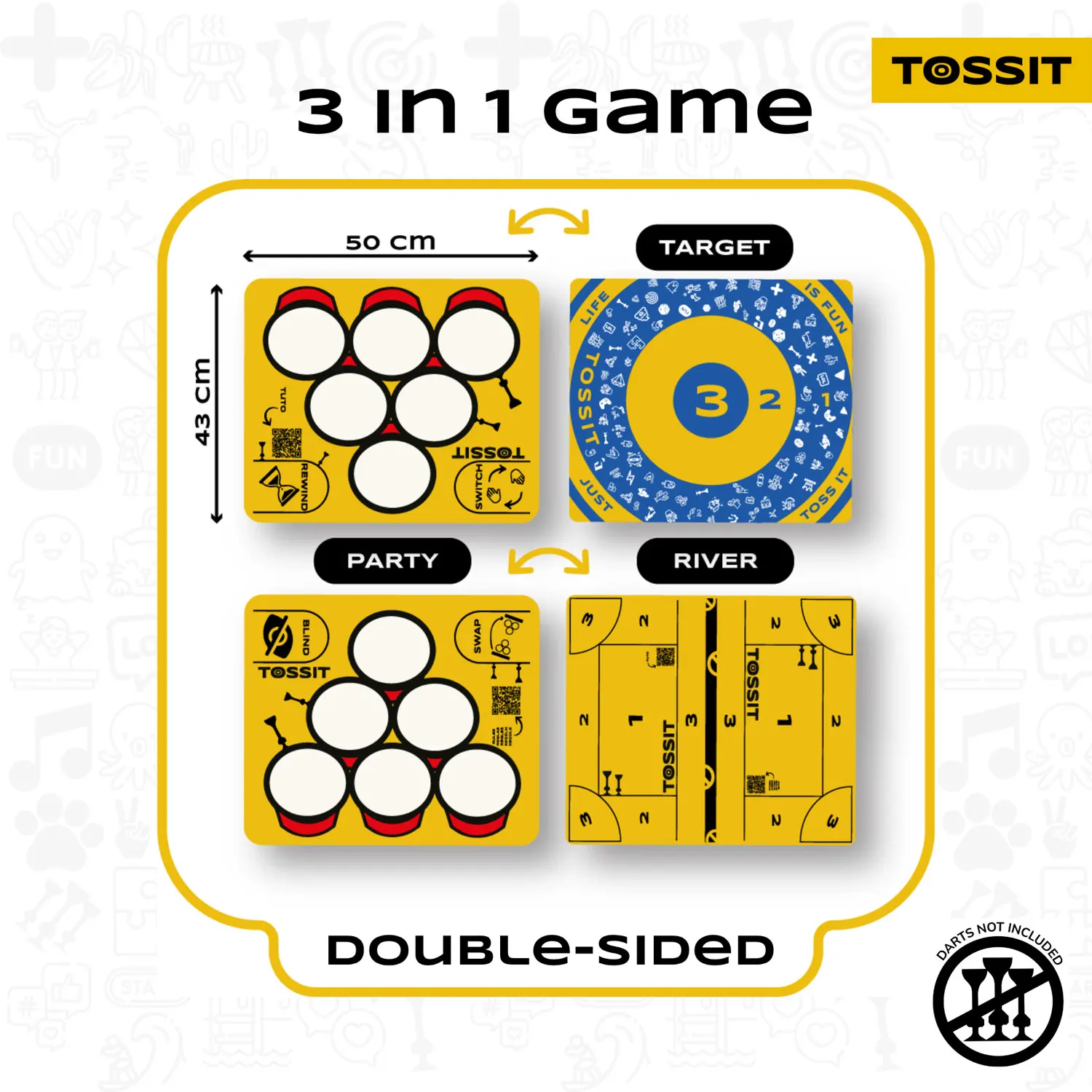TOSSIT PARTY BOARD