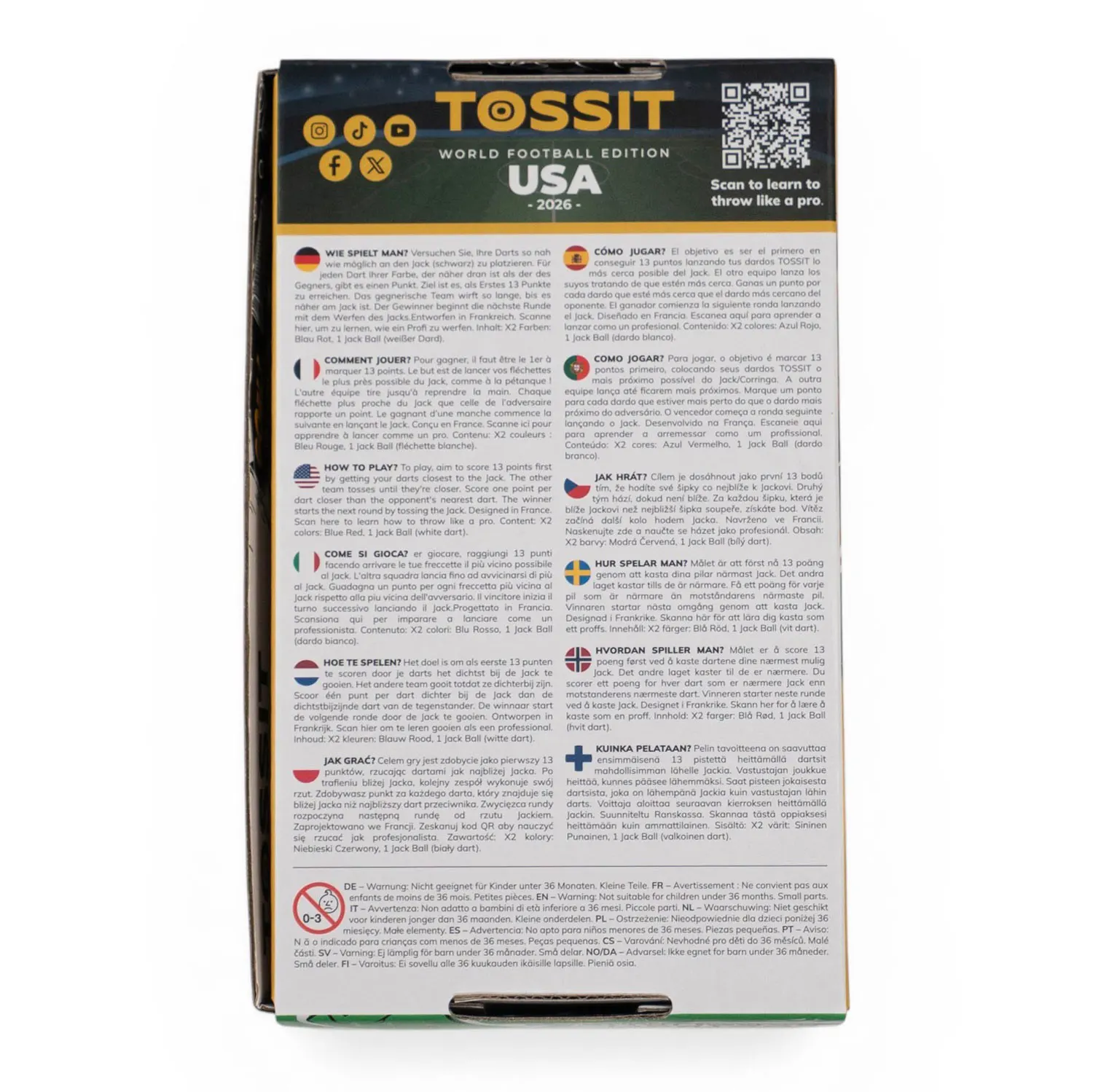 TOSSIT Starter Pack - World Football Edition USA