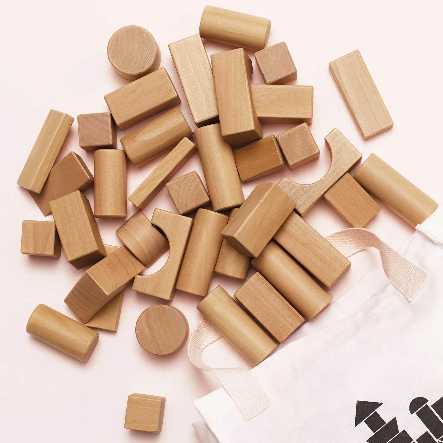 Holzbauklötze / Natural Wooden Building Blocks-Le Toy Van (LTV)