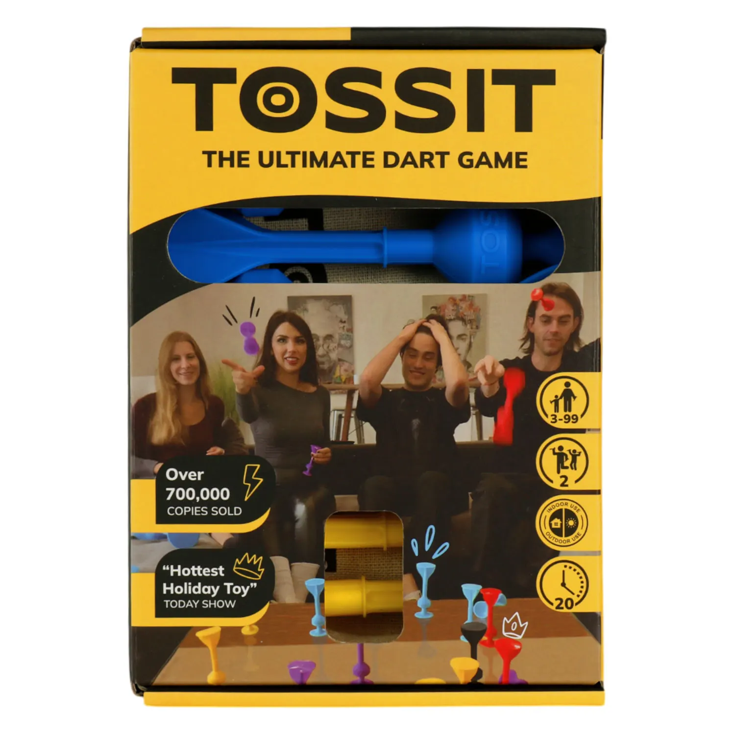TOSSIT ORIGINAL STARTER PACK gelb / dunkelblau