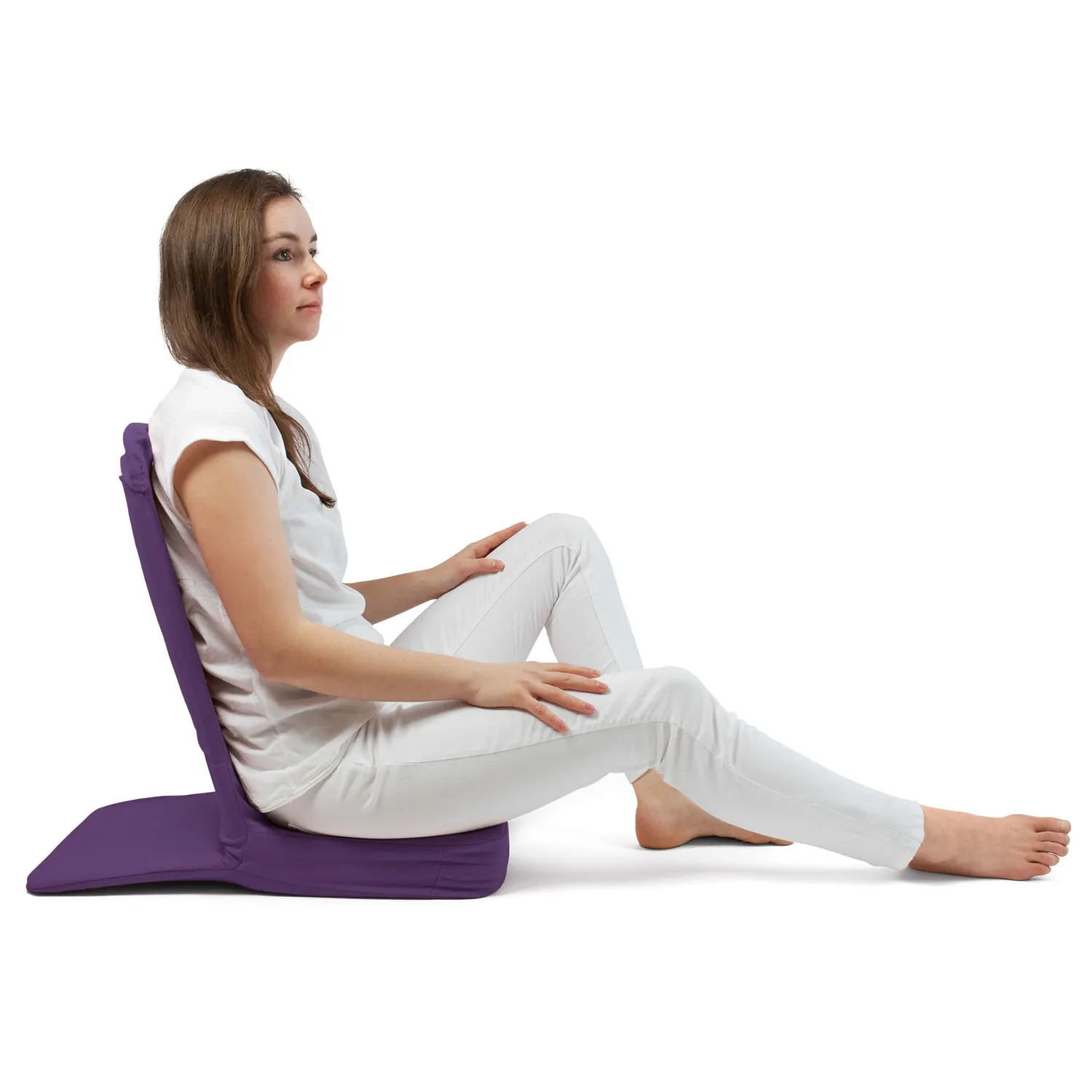 Bodenstuhl faltbar - lila / Folding Backjack - purple-Backjack