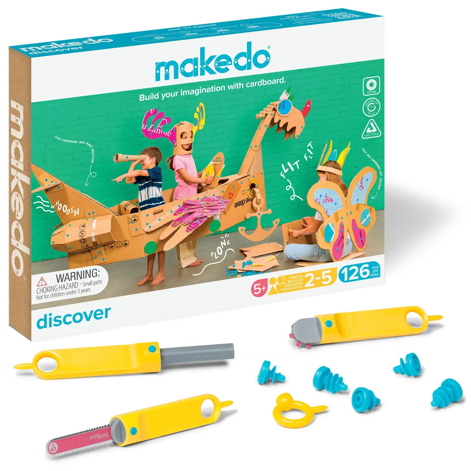 Makedo - Discover Kit - Kartonbau Werkzeugset