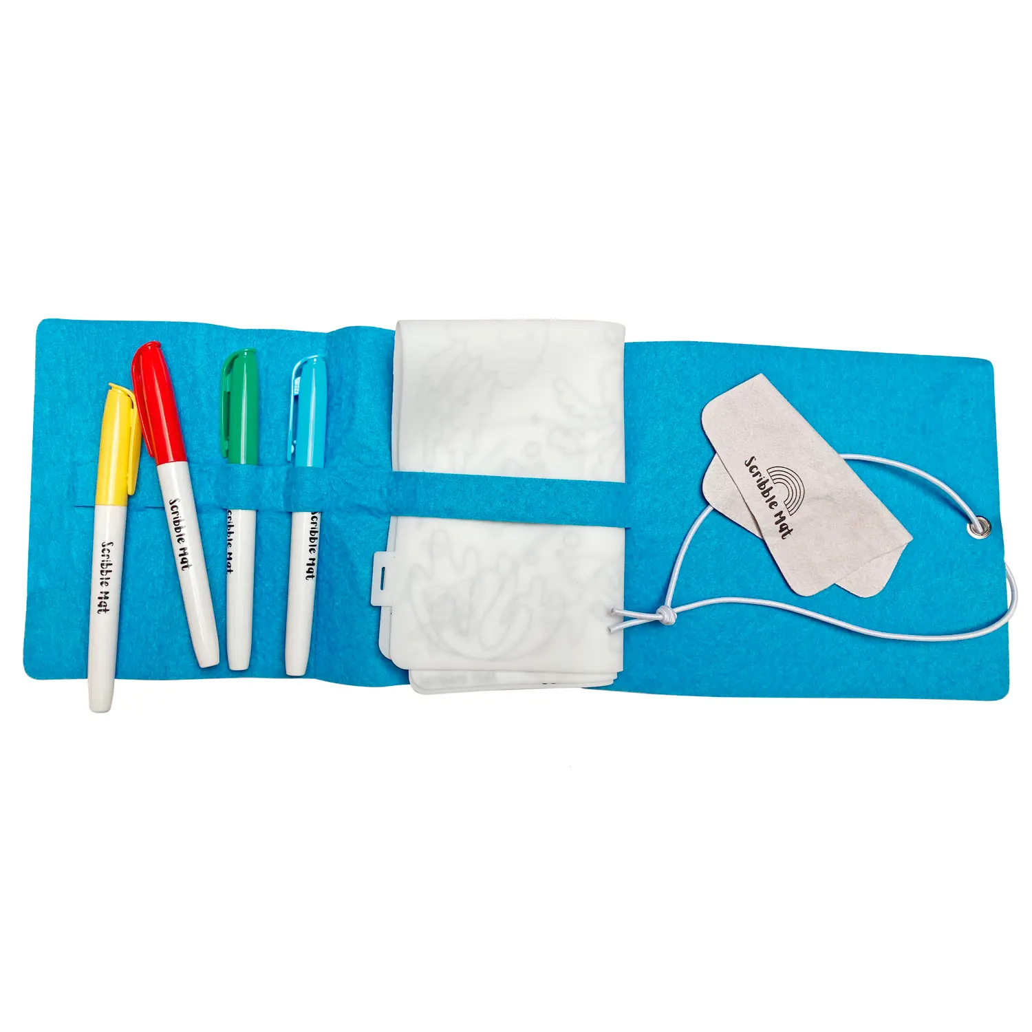 Scribble Mat 4 Farben / 4 colors - Under the sea-JuegaConmigo