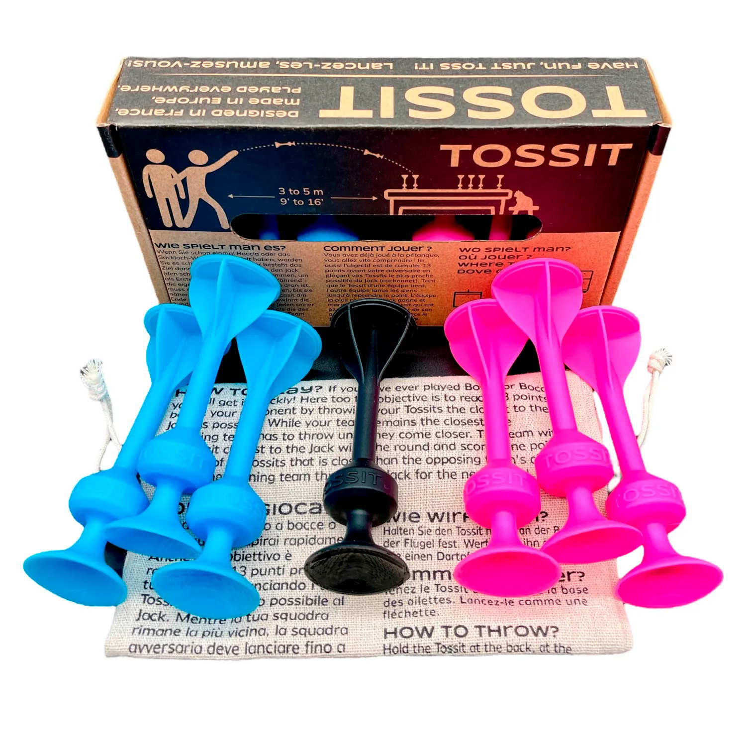 TOSSIT ORIGINAL STARTER PACK pink / hellblau TOSSIT ORIGINAL STARTER PACK pink / hellblau-TOSSIT®