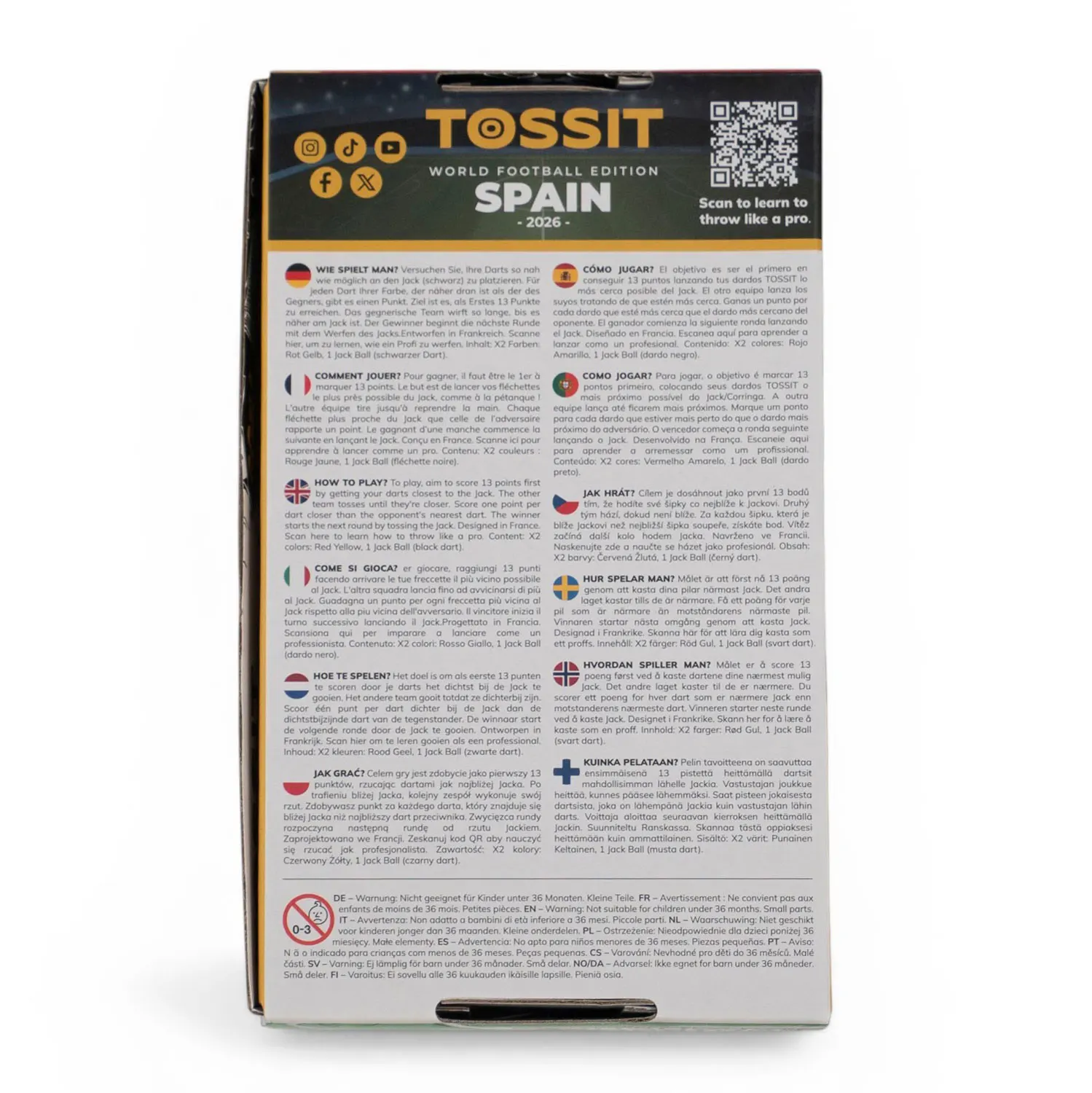 TOSSIT Starter Pack - World Football Edition SPAIN