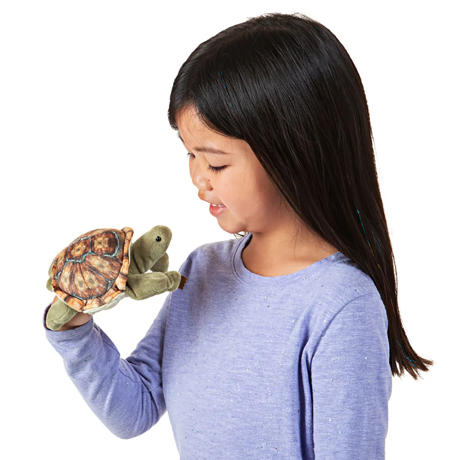 Mini Landschildkröte / Mini Tortoise-Folkmanis® Handpuppen