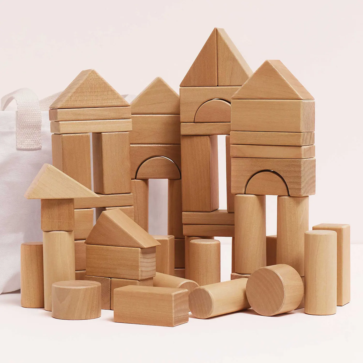 Holzbauklötze / Natural Wooden Building Blocks-Le Toy Van (LTV)