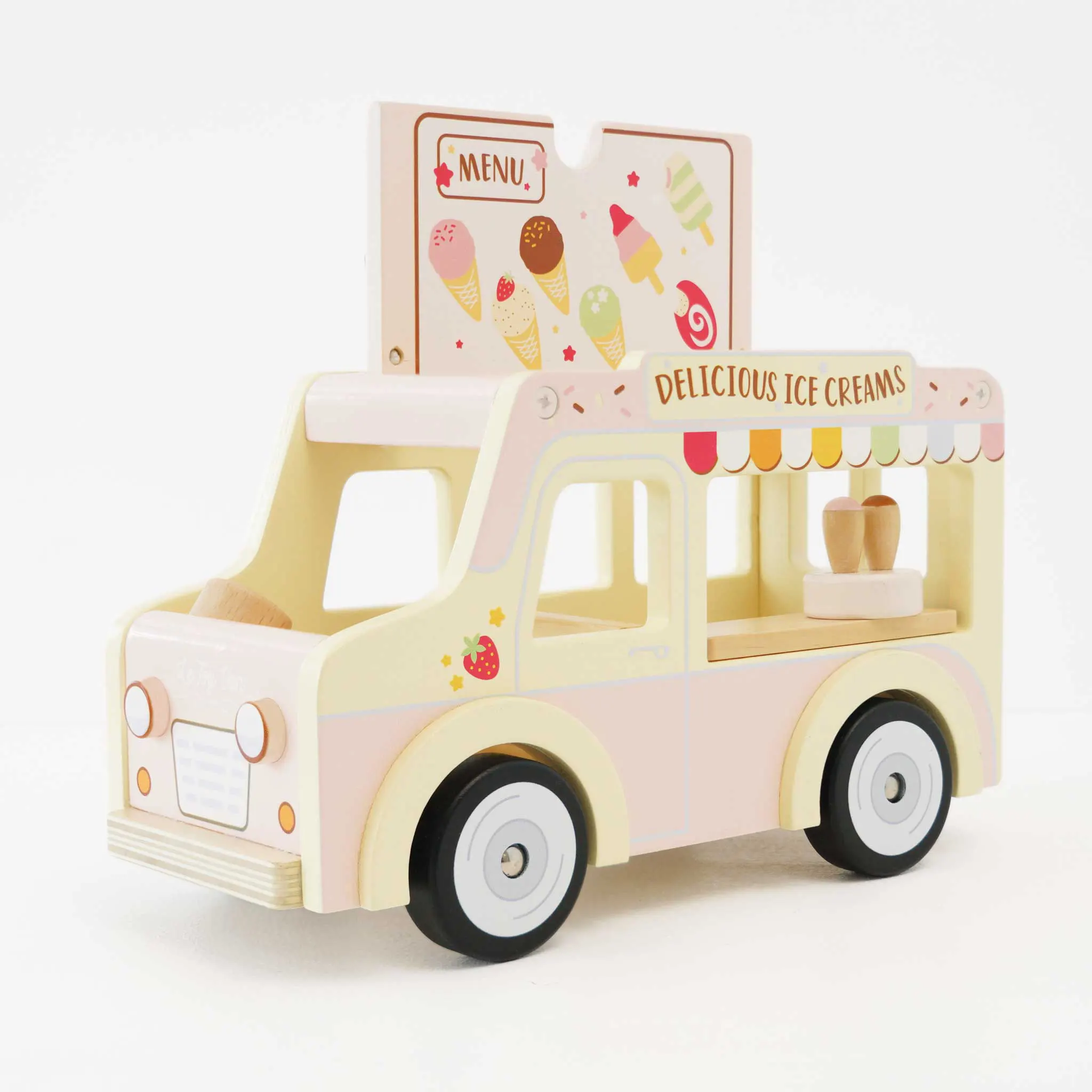 Eiscremewagen / Wooden Ice Cream Van (New Look)