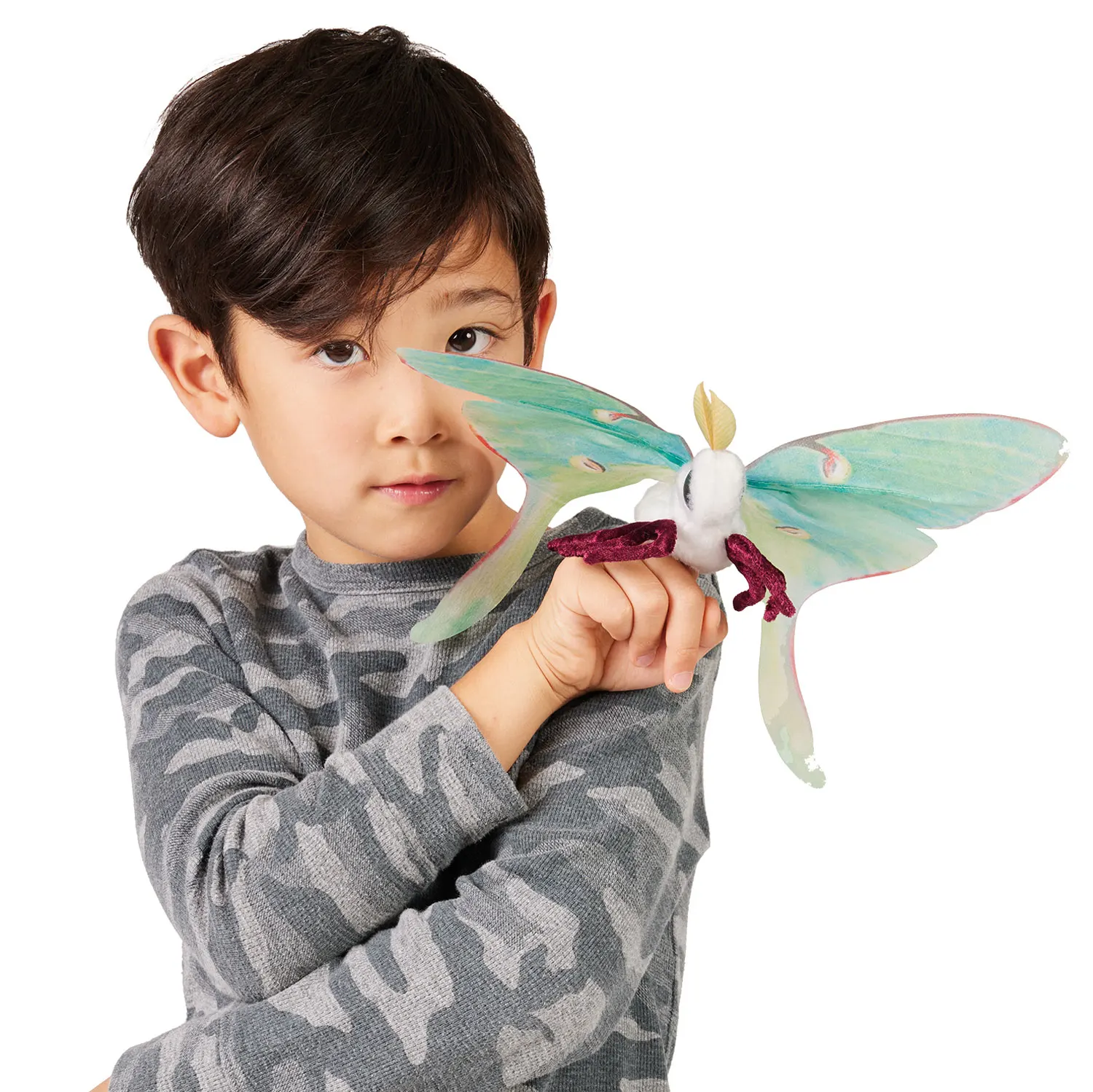 Mini Luna Moth / Mini Lunamotte-Folkmanis® Puppets