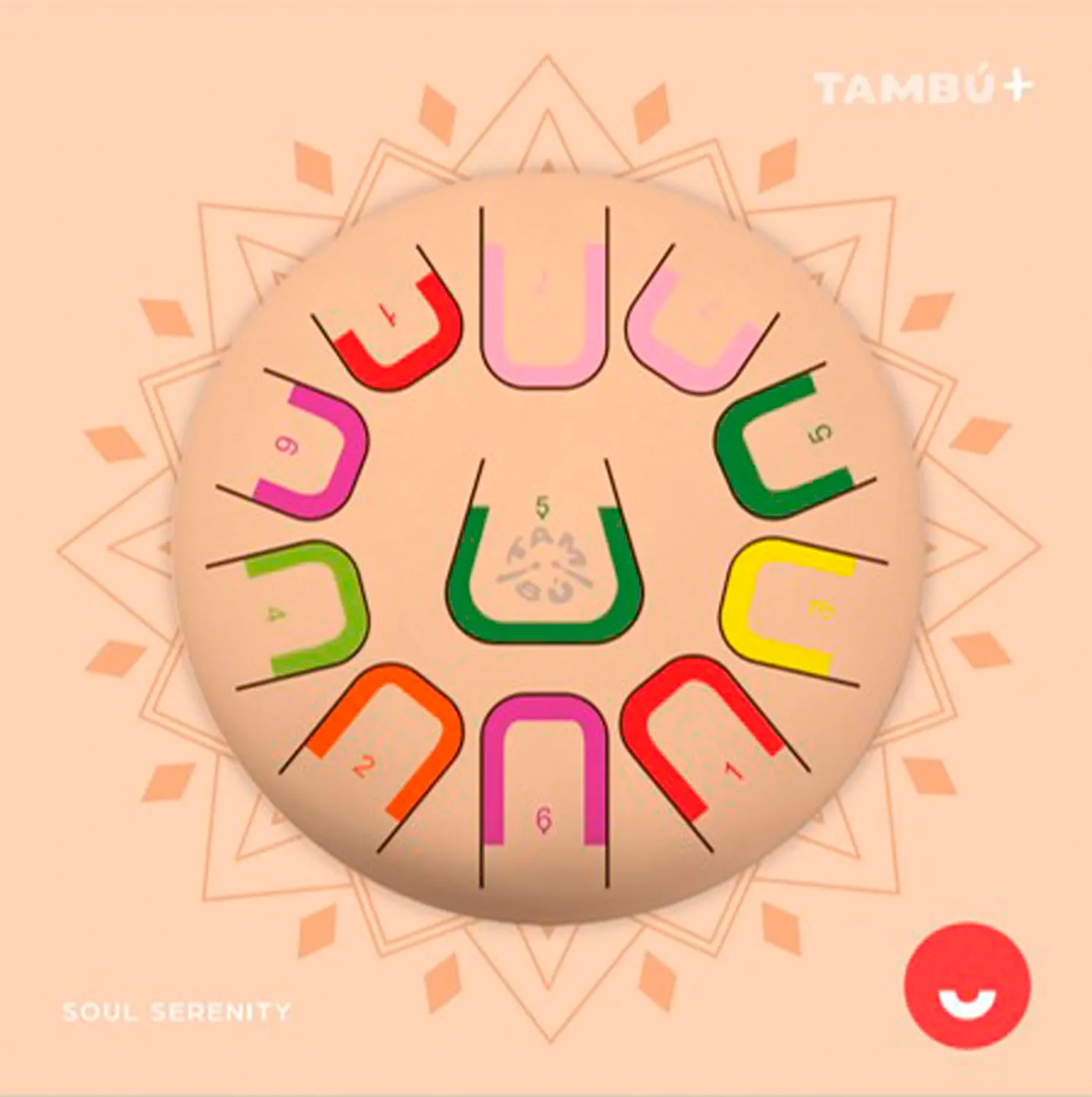 Tambu+ 10"/25 cm - Soul Serenity (Cream)-JuegaConmigo