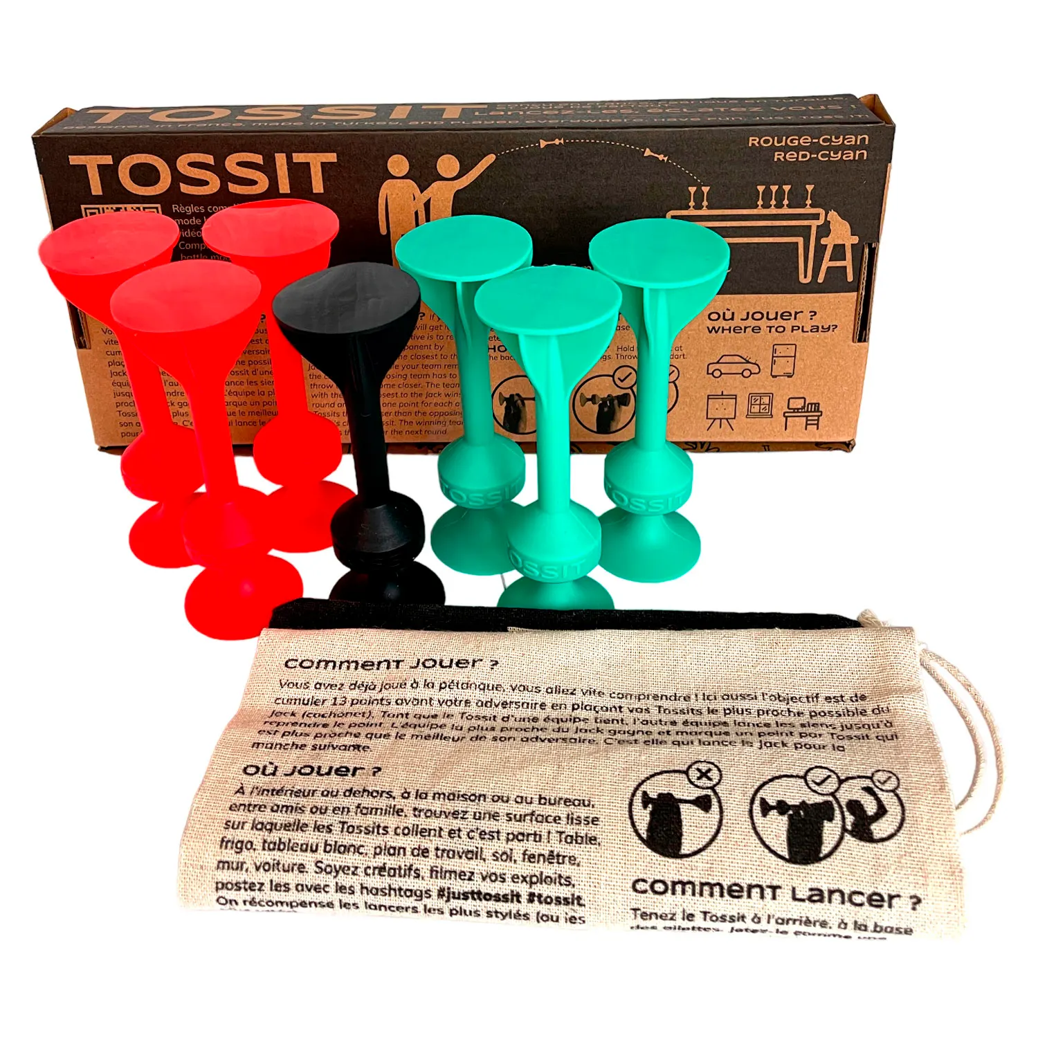 TOSSIT ORIGINAL STARTER PACK rot / türkis-TOSSIT®