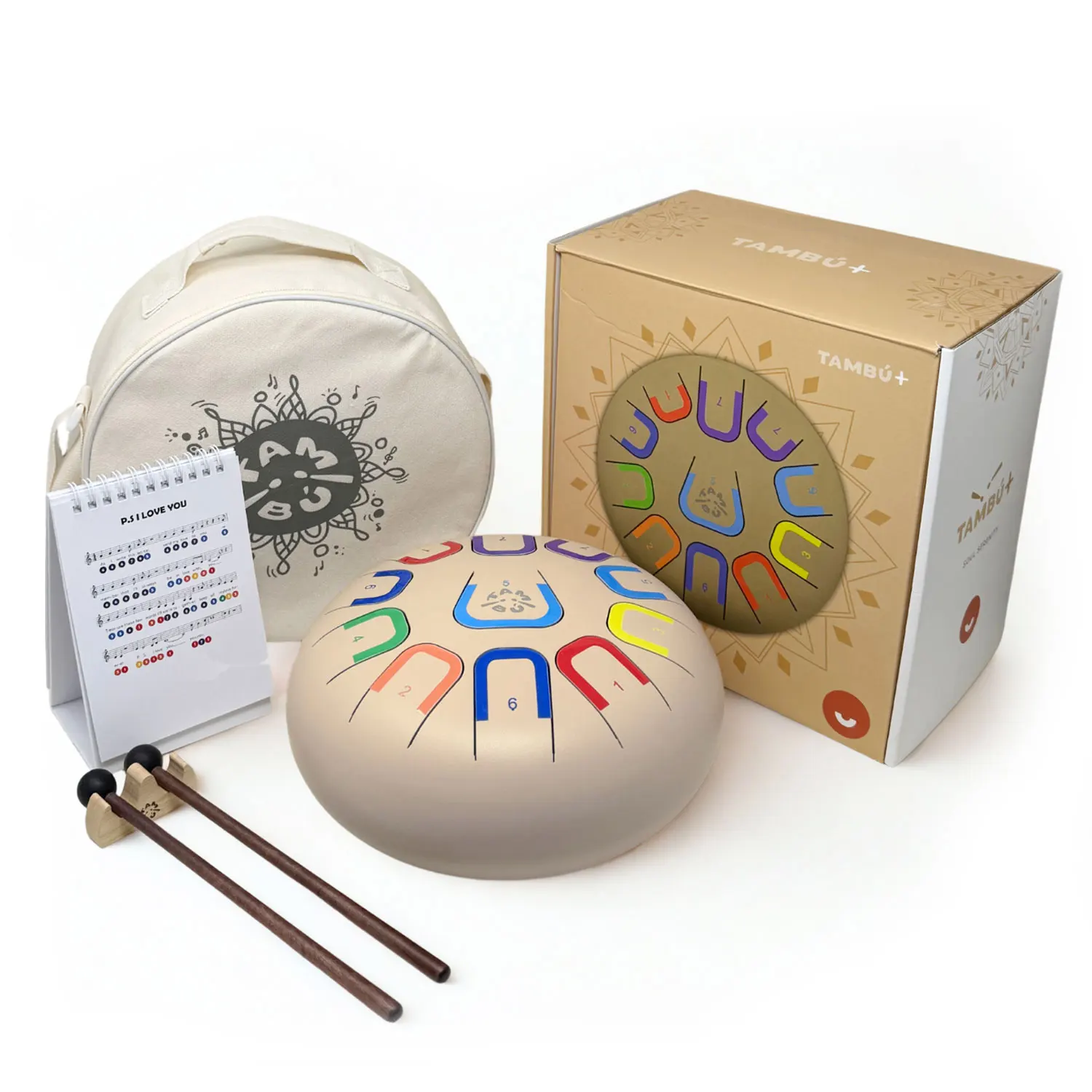 Tambu+ 10"/25 cm - Soul Serenity (Cream)-JuegaConmigo