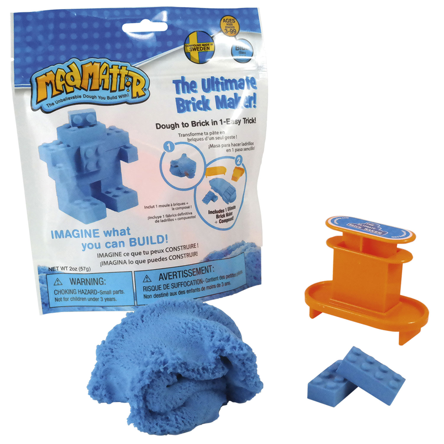 Mad Mattr The Ultimate Brick Maker Set - blau / blue