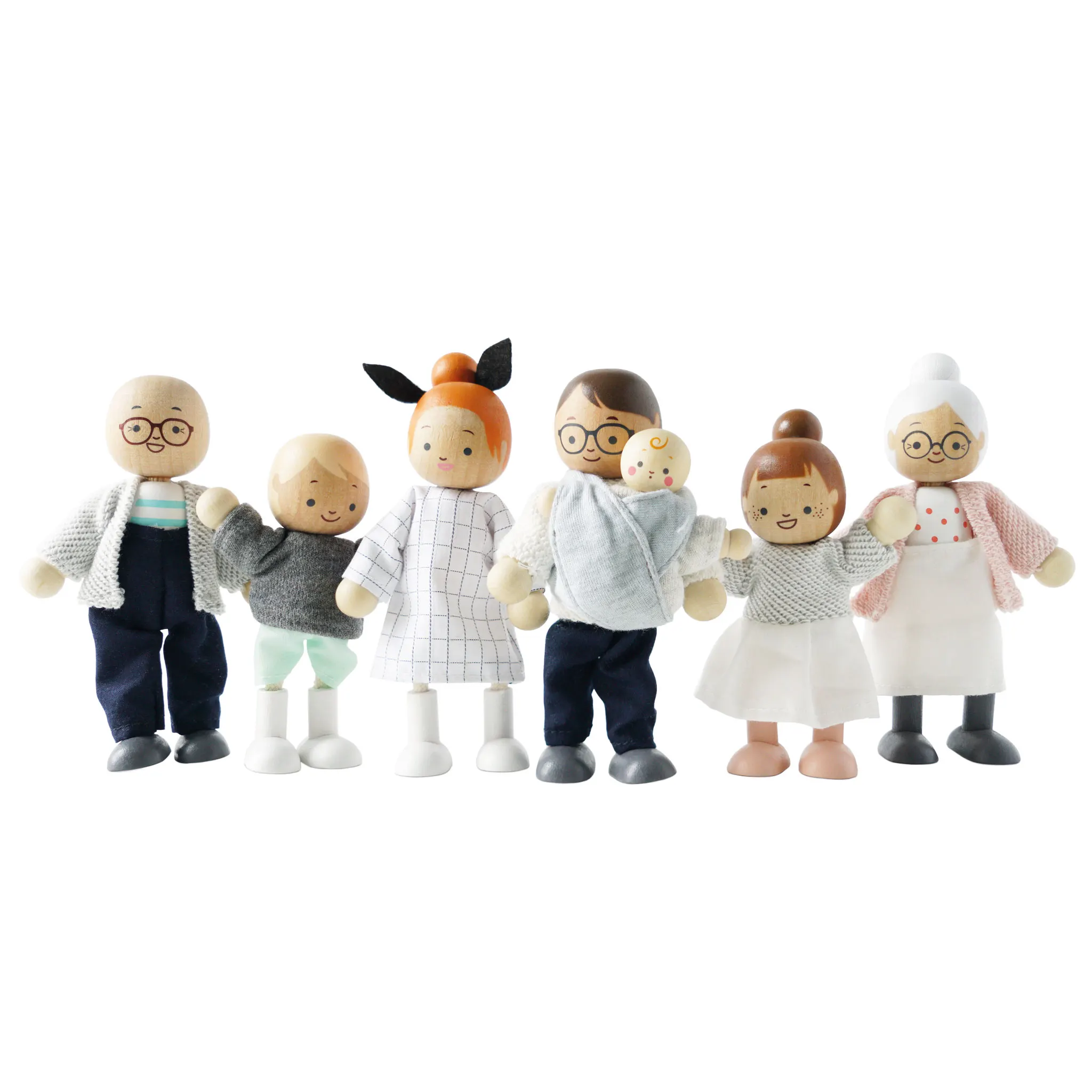 Meine Familie / Dolls House Family - 7 Piece (New Look)