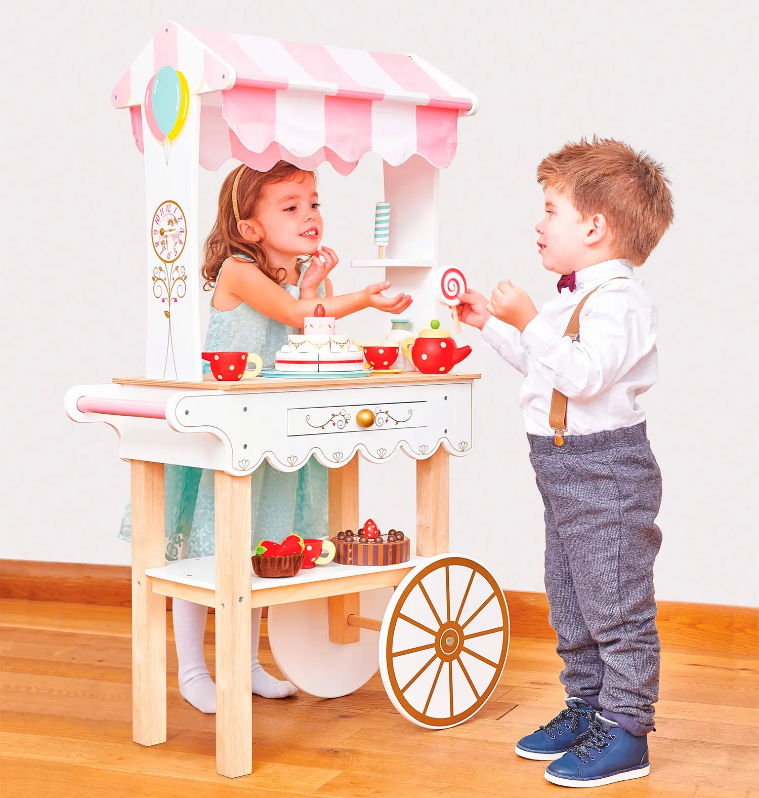 Tee- & Süßigkeitenwagen / Tea & Treats Trolley Market Stall-Le Toy Van (LTV)
