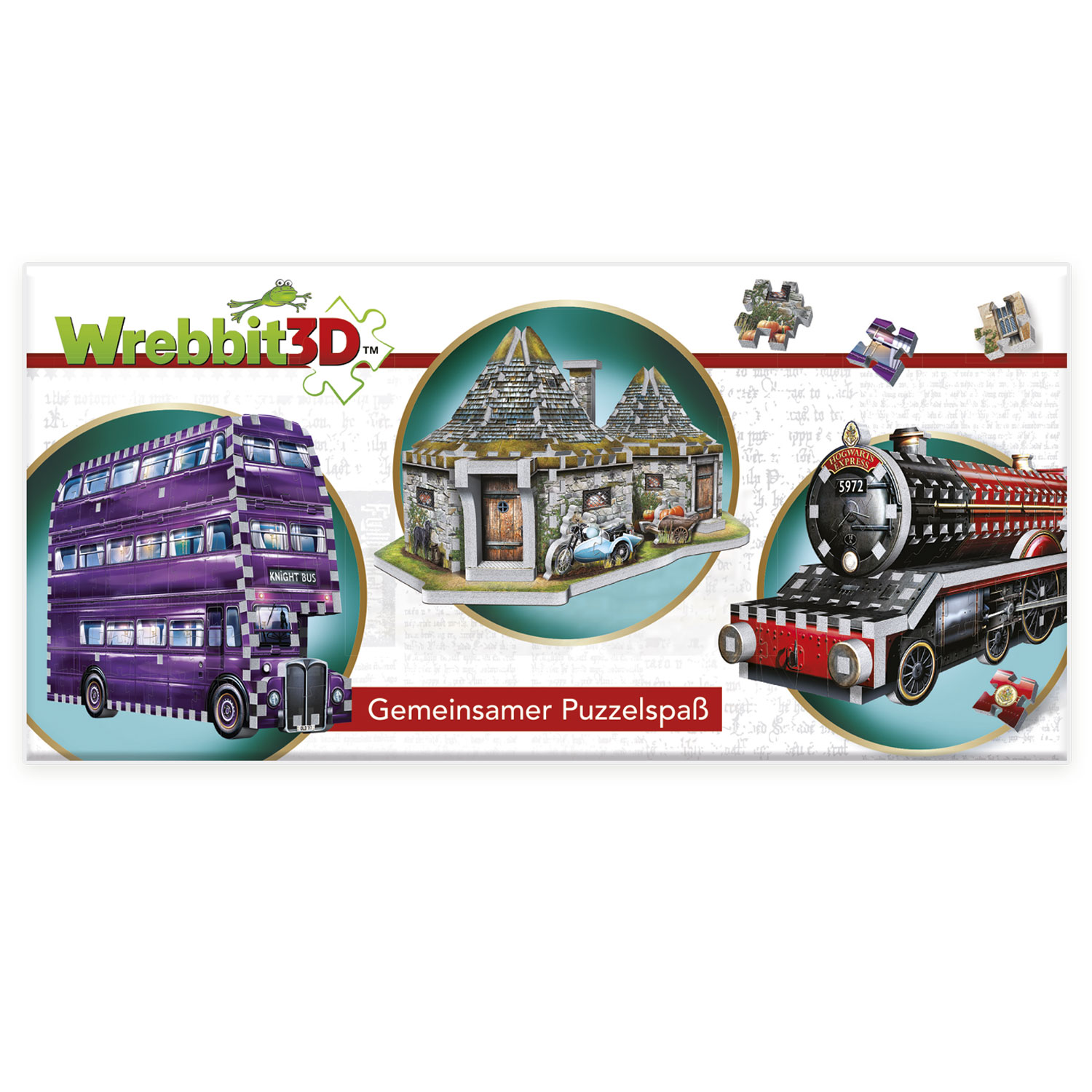 Kundenflyer Wrebbit Puzzle mit Stempelfeld (100 St.) / Customer Flyer Wrebbit Pu-Wrebbit-3D Puzzles