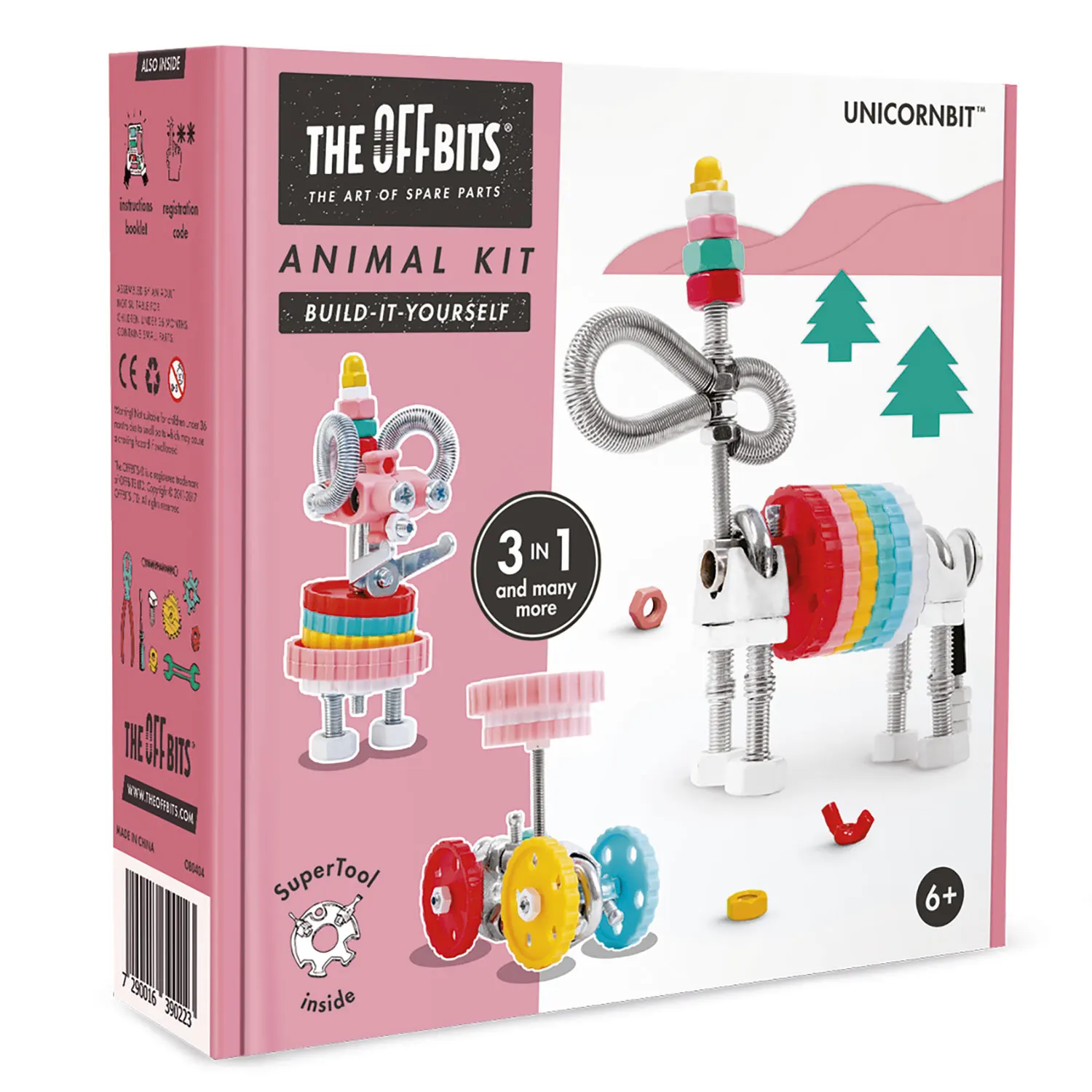 Unicorn Bit, model kit 3-in-1 w/SuperTool-TheOffbits