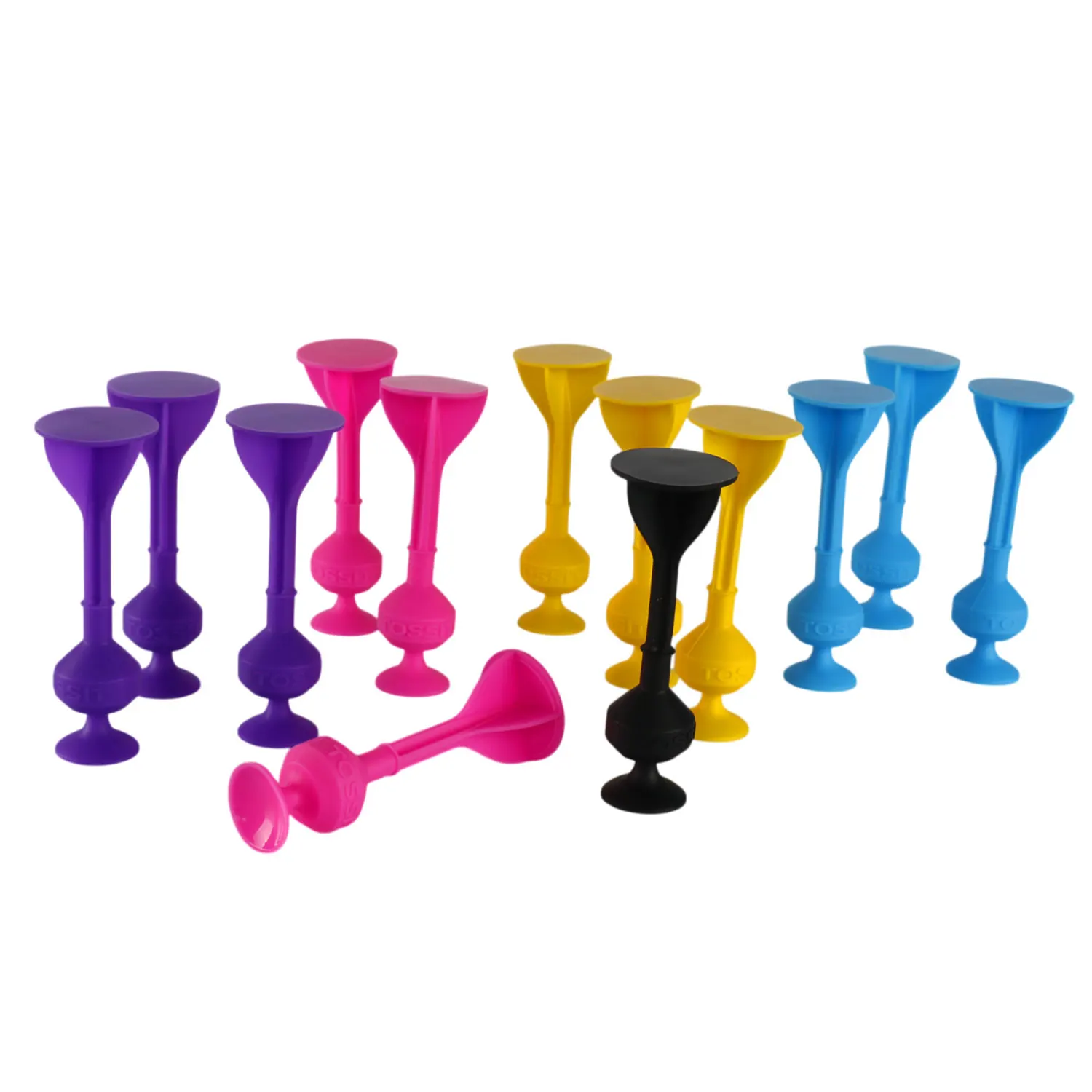 TOSSIT FAMILY PACK pink / lila / hellblau / gelb
