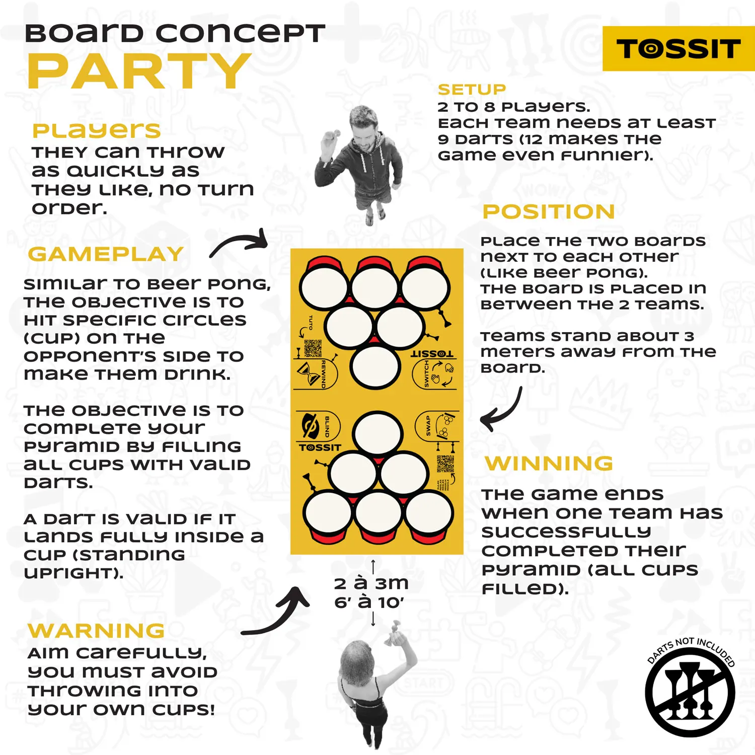 TOSSIT PARTY BOARD