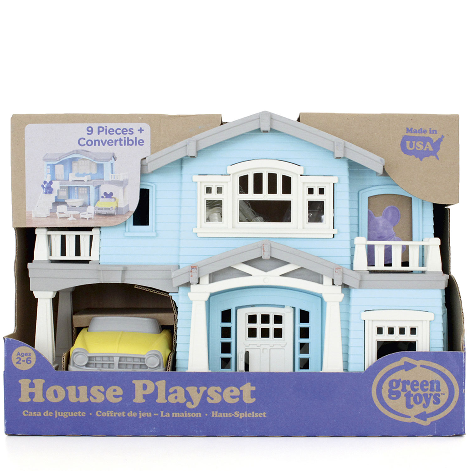 Haus Spielset blau / House Playset blue