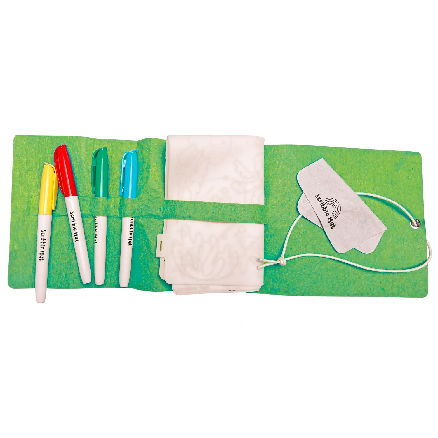 Scribble Mat 4 Farben / 4 colors - On the farm-JuegaConmigo