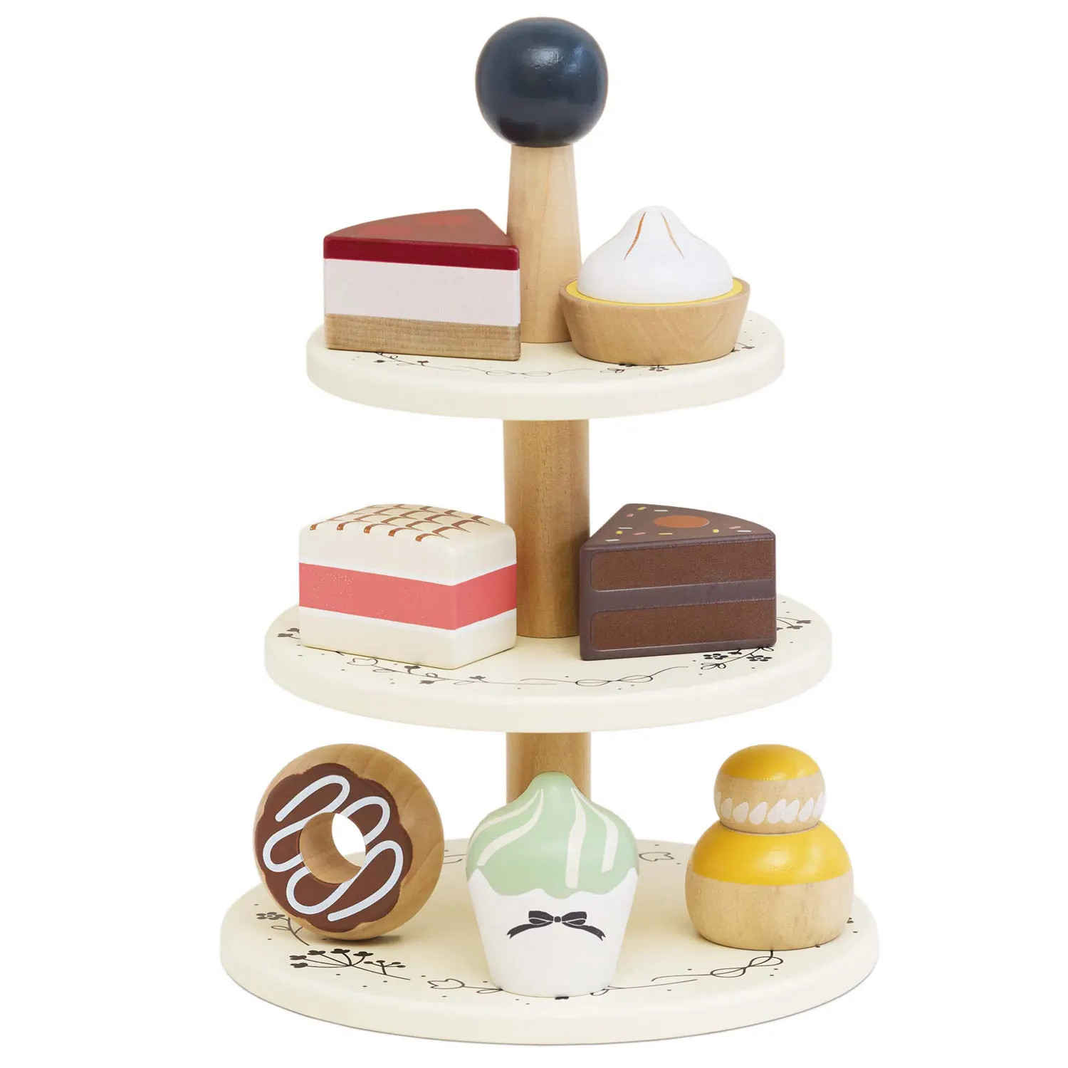 Dreistöckiger Kuchenständer / Three Tier Patisserie Cake Stand (New Look)-Le Toy Van (LTV)