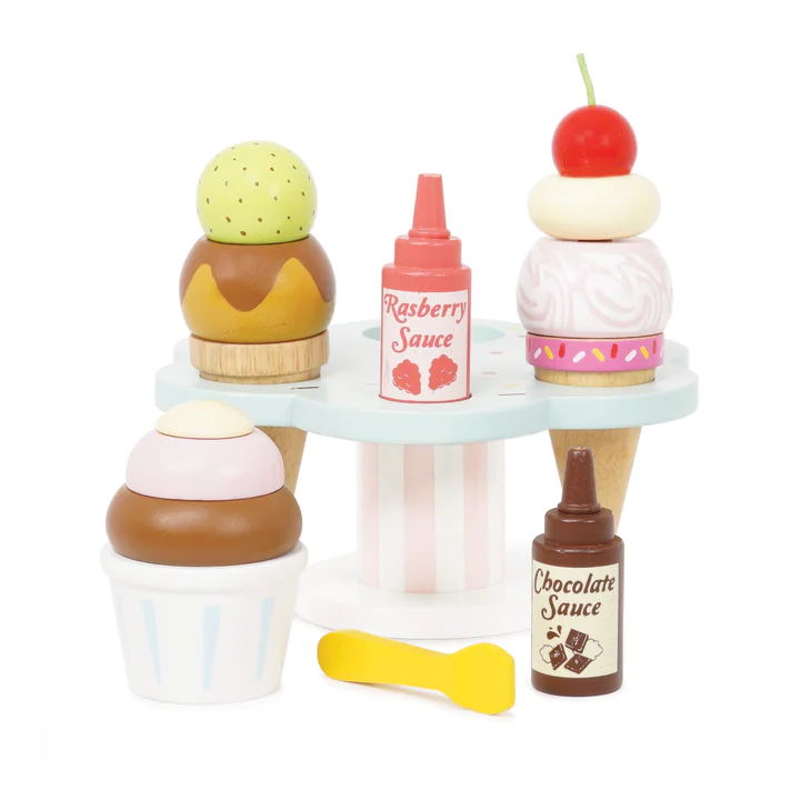 Carlos Eisständer / Wooden Ice Cream Stand & Toppings (New Look)