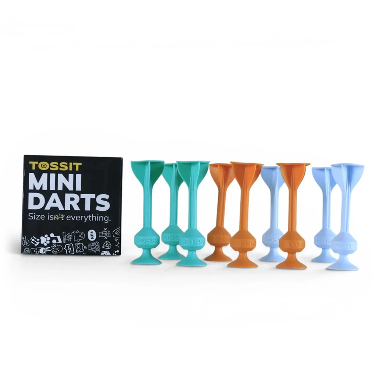 TOSSIT Mini Darts - Ice Blue Cyan Caramel