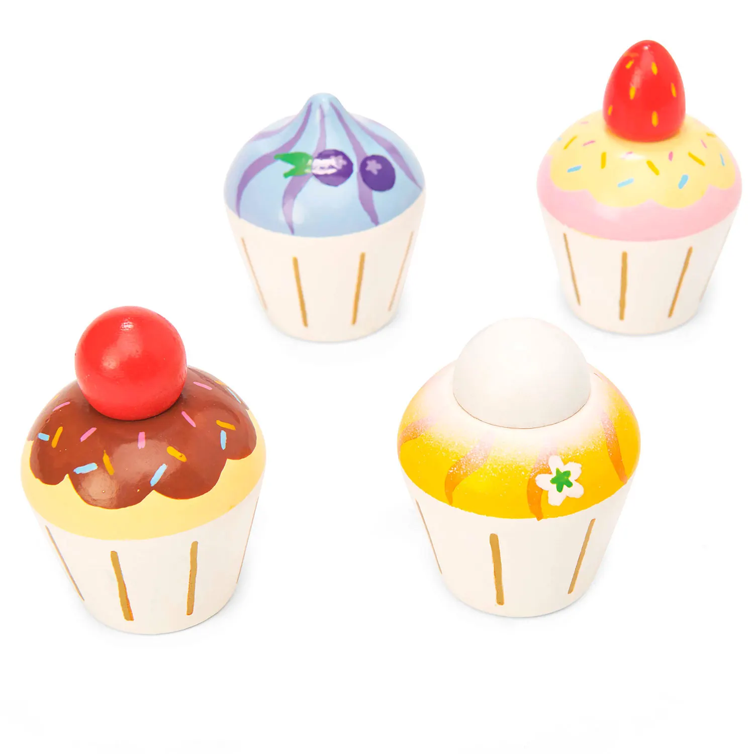 Cupcakes / Wooden Cupcake Play Food Set-Le Toy Van (LTV)