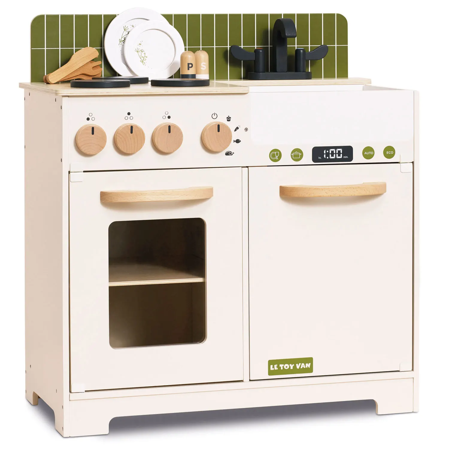 Spielküche & Geschirrspüler / Olive Play Kitchen & Dishwasher