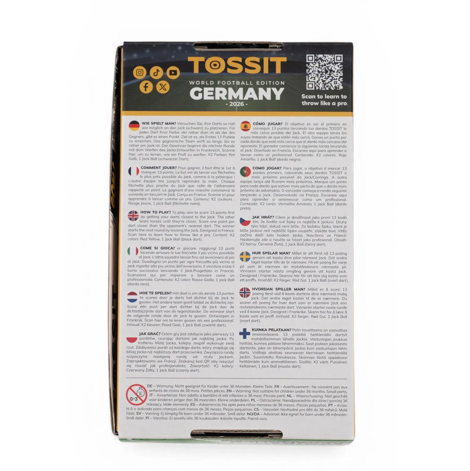 TOSSIT Starter Pack - World Football Edition GERMANY
